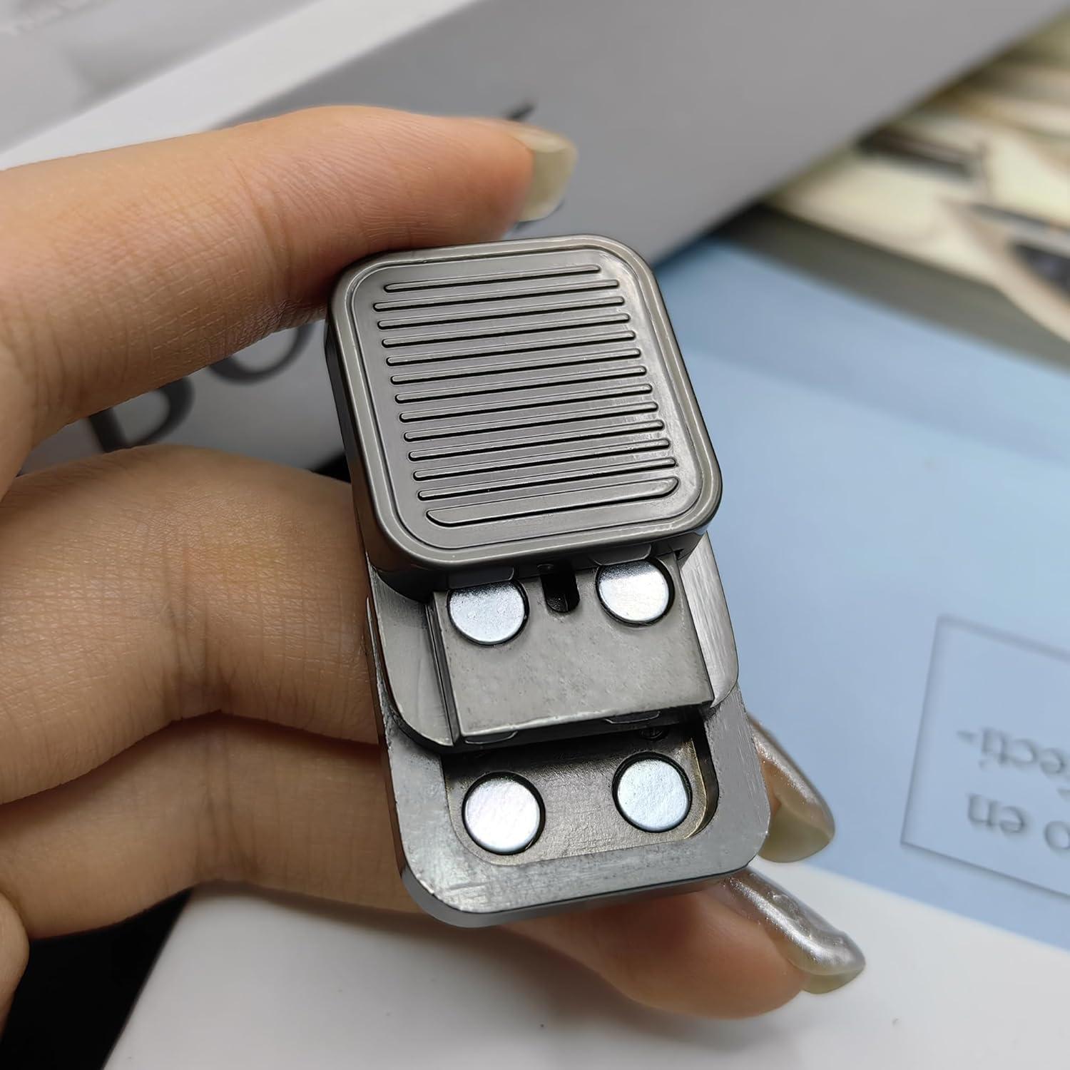 Juguete Antiestrés EDC T-Conceal Deslizador Magnético Gris