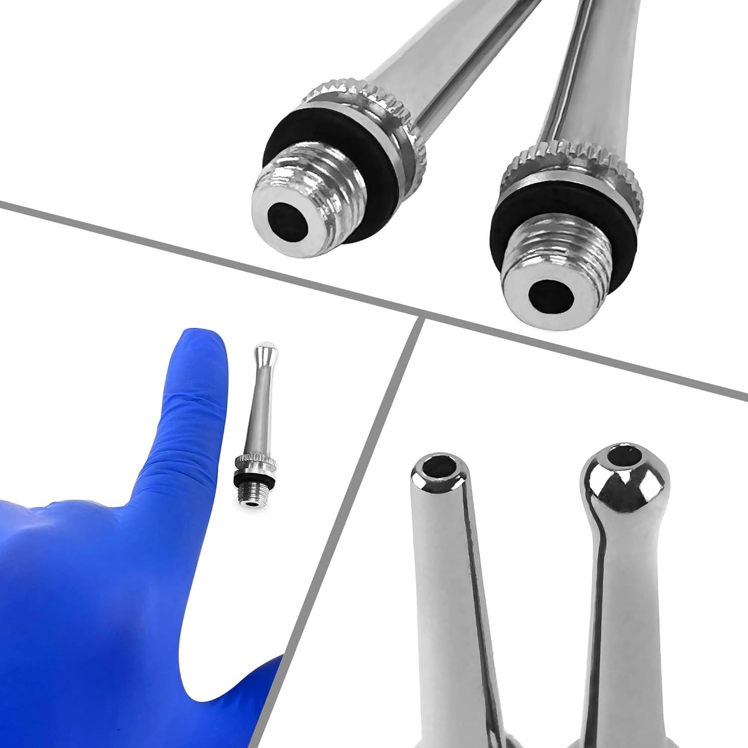 Jeringa para Remoción de Cerumen DEXSUR - Acero Inoxidable 2 Oz