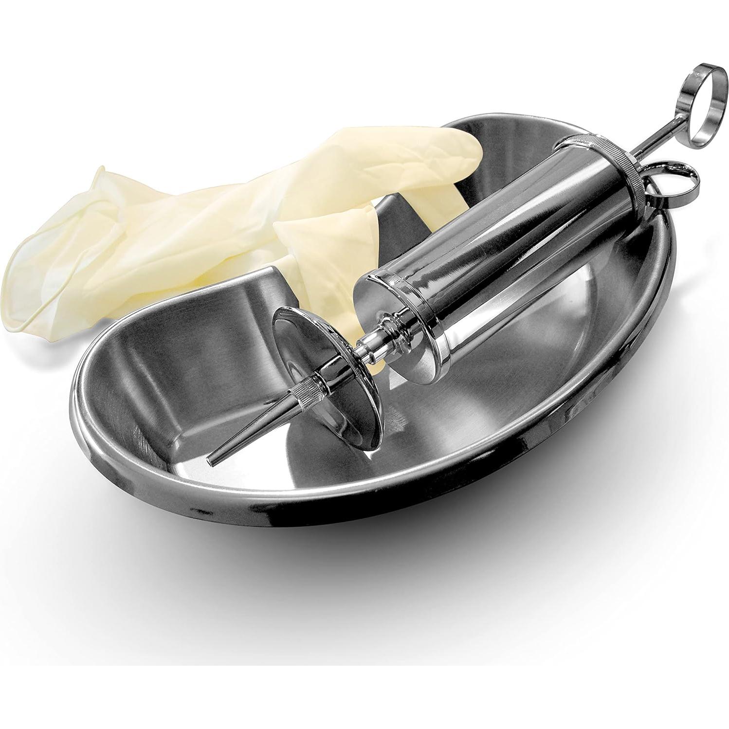 Jeringa para Remoción de Cerumen DEXSUR - Acero Inoxidable 2 Oz