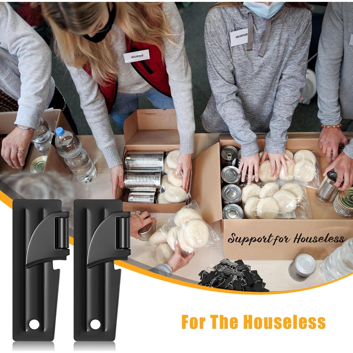 Abrelatas Militar Tarpop 100 Piezas Acero Inoxidable Camping