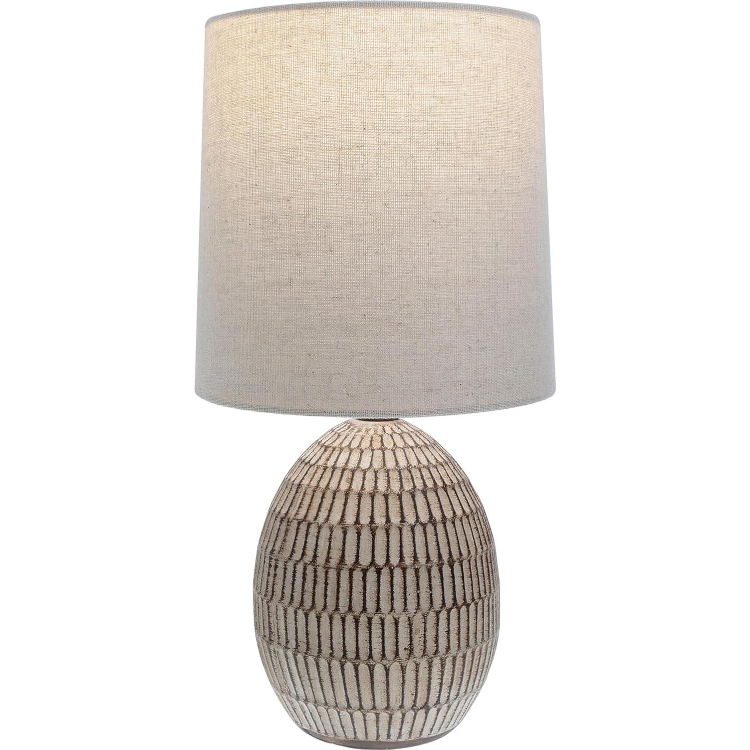 Lámpara de Mesa Cerámica Xtreme 34.93 cm Beige Marrón E26