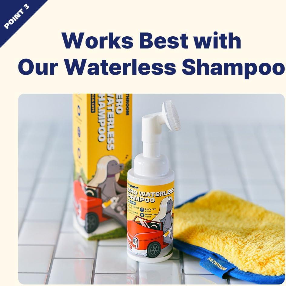 Toalla Portátil para Mascotas PETHROOM 20x20 cm Súper Absorbente