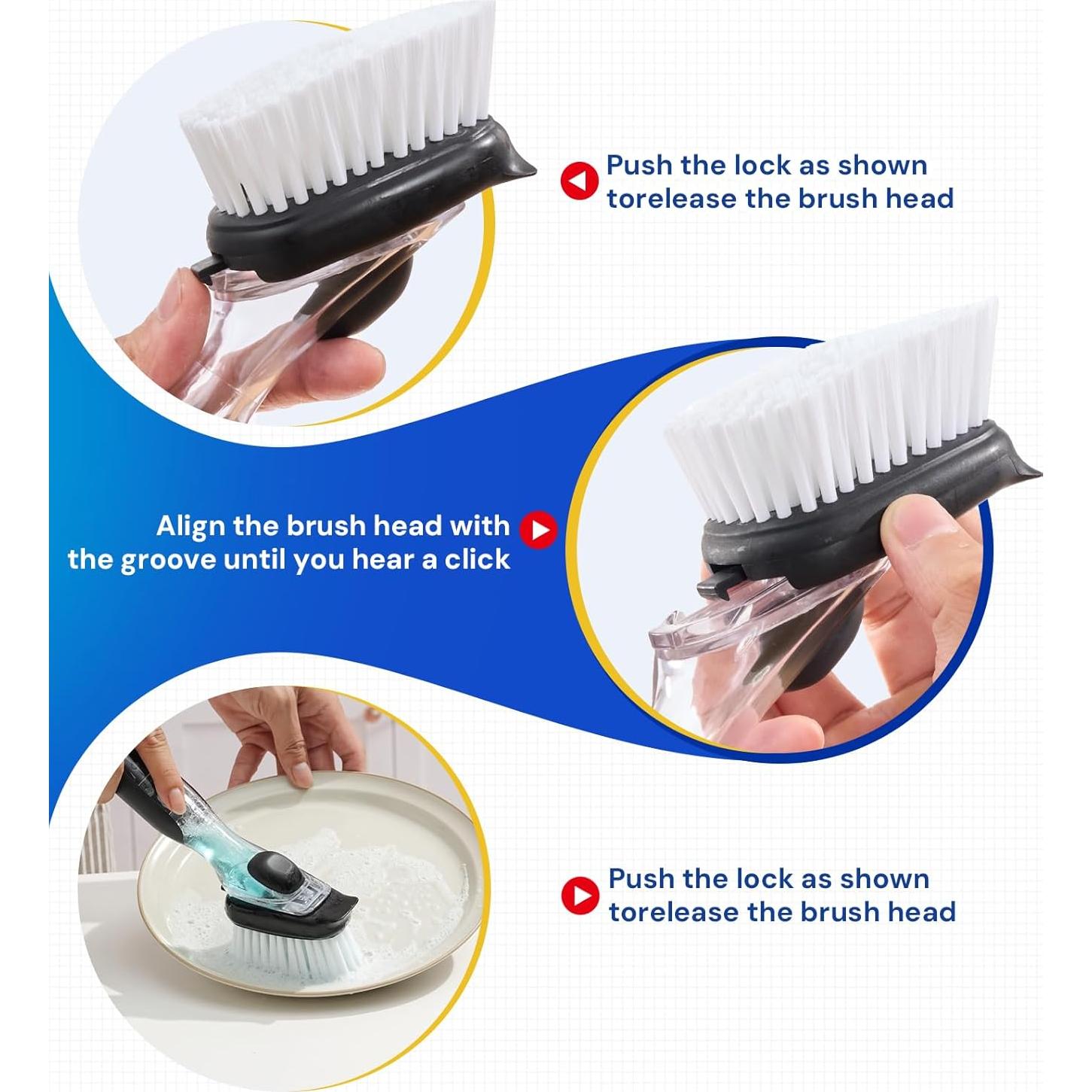 Cabezas de Repuesto para Cepillo de Platos OXO Coozyland - 4 Unidades