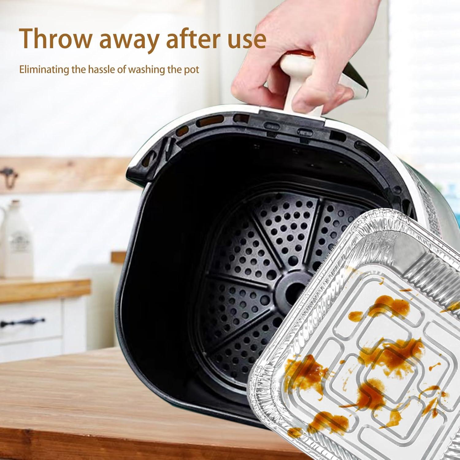 Forros de Aluminio Desechables ANQIA 15.24 cm Cuadrados 50PCS