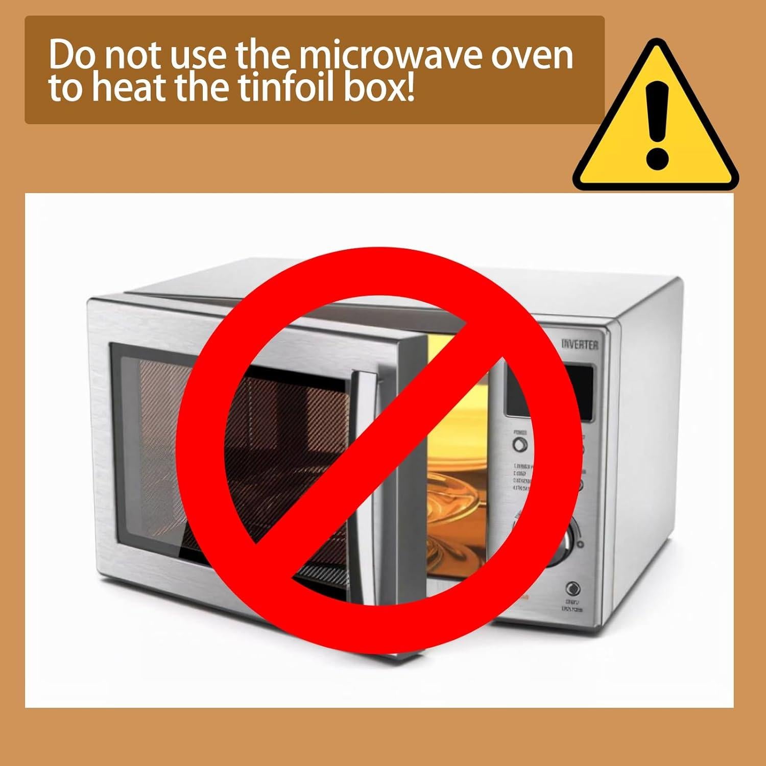 Forros de Aluminio Desechables ANQIA 15.24 cm Cuadrados 50PCS