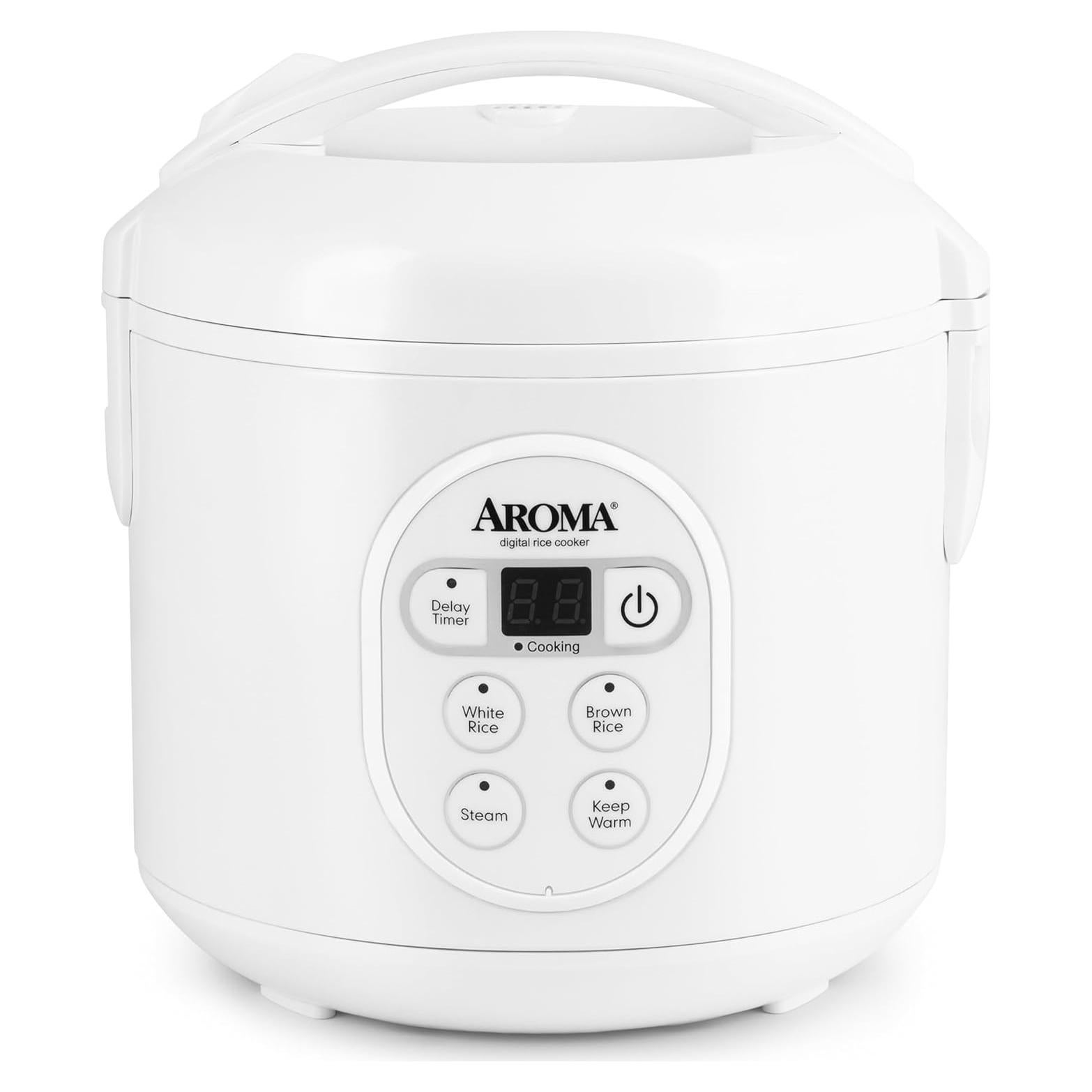 Olla Arrocera Digital Aroma ARC-914D 8 Tazas Blanca