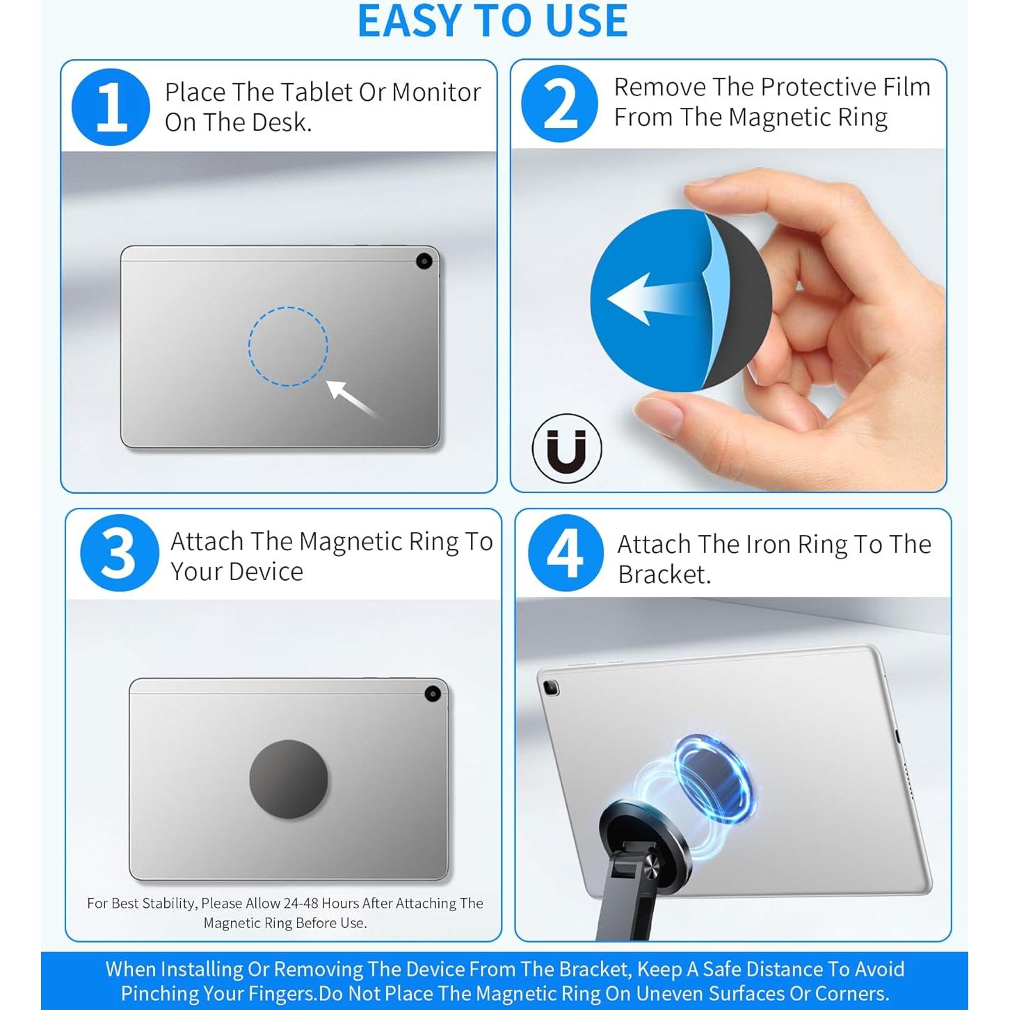Soporte Magnético Portátil Ajustable NLIEOPDA 6.5-18.5"