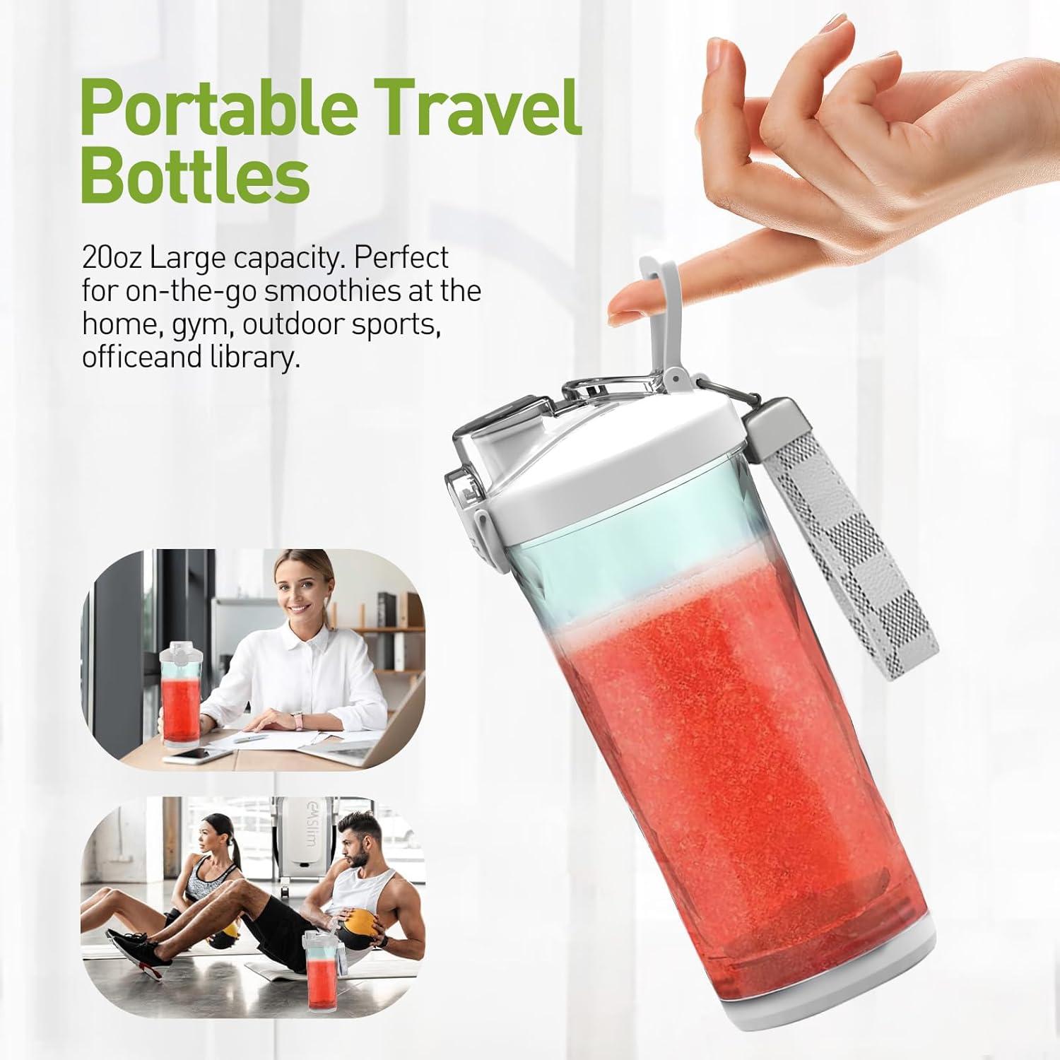 Mezclador Portátil FLYING APSARAS 600ml Recargable USB Blanco