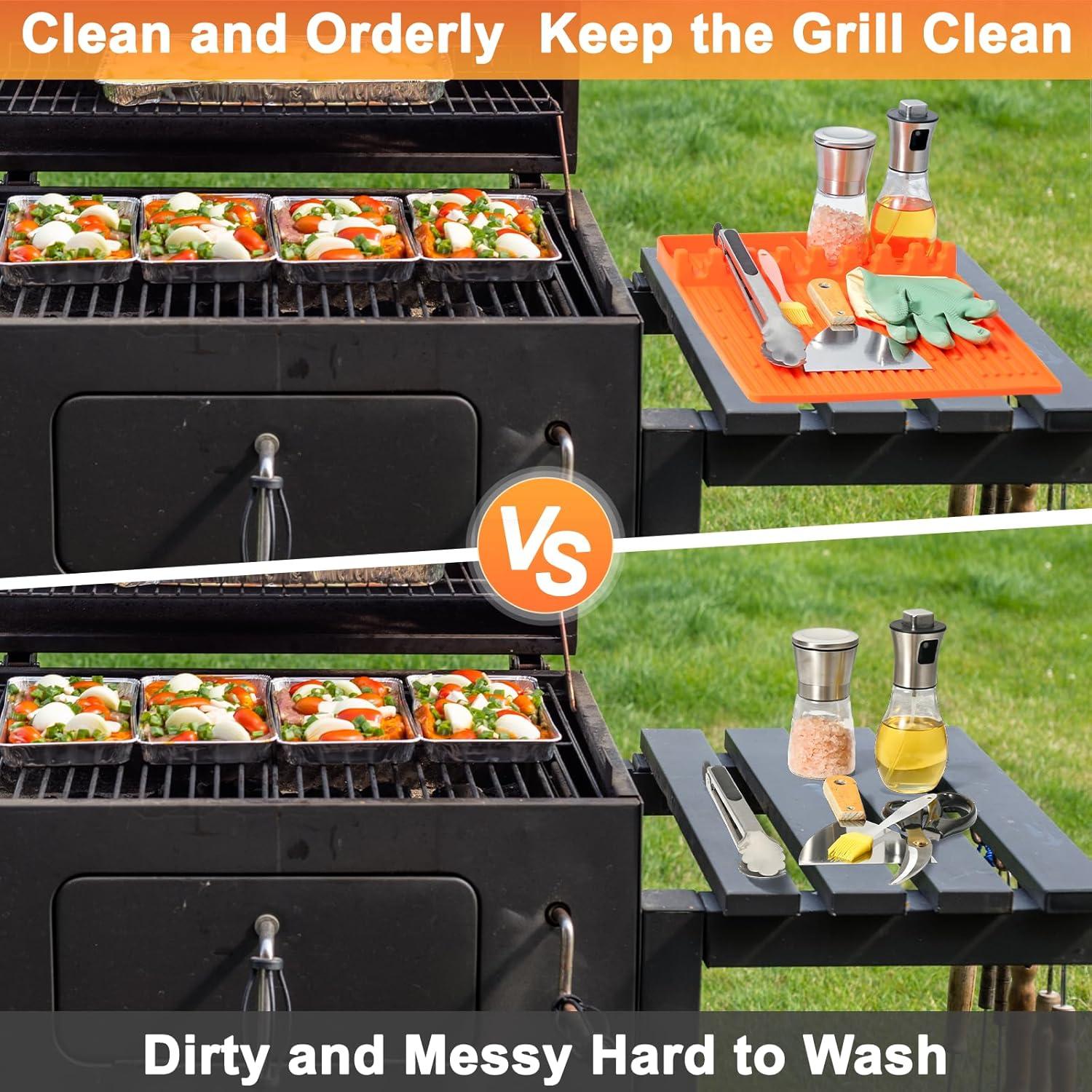 Alfombrilla de Silicona para Parrilla Blackstone 39.9x29.2cm Naranja