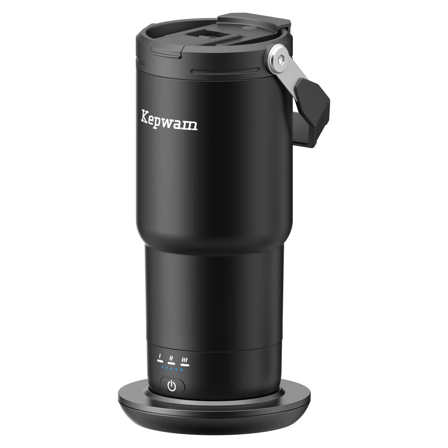 Taza de Viaje Autocalentable Kepwam 20oz Control Temperatura