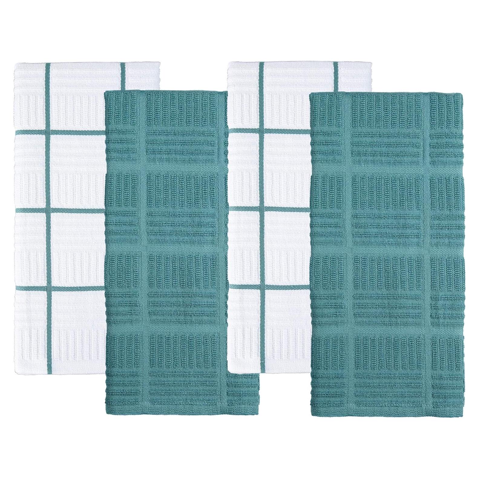 Juego de 4 Paños de Cocina Sticky Toffee Algodón 71x41cm