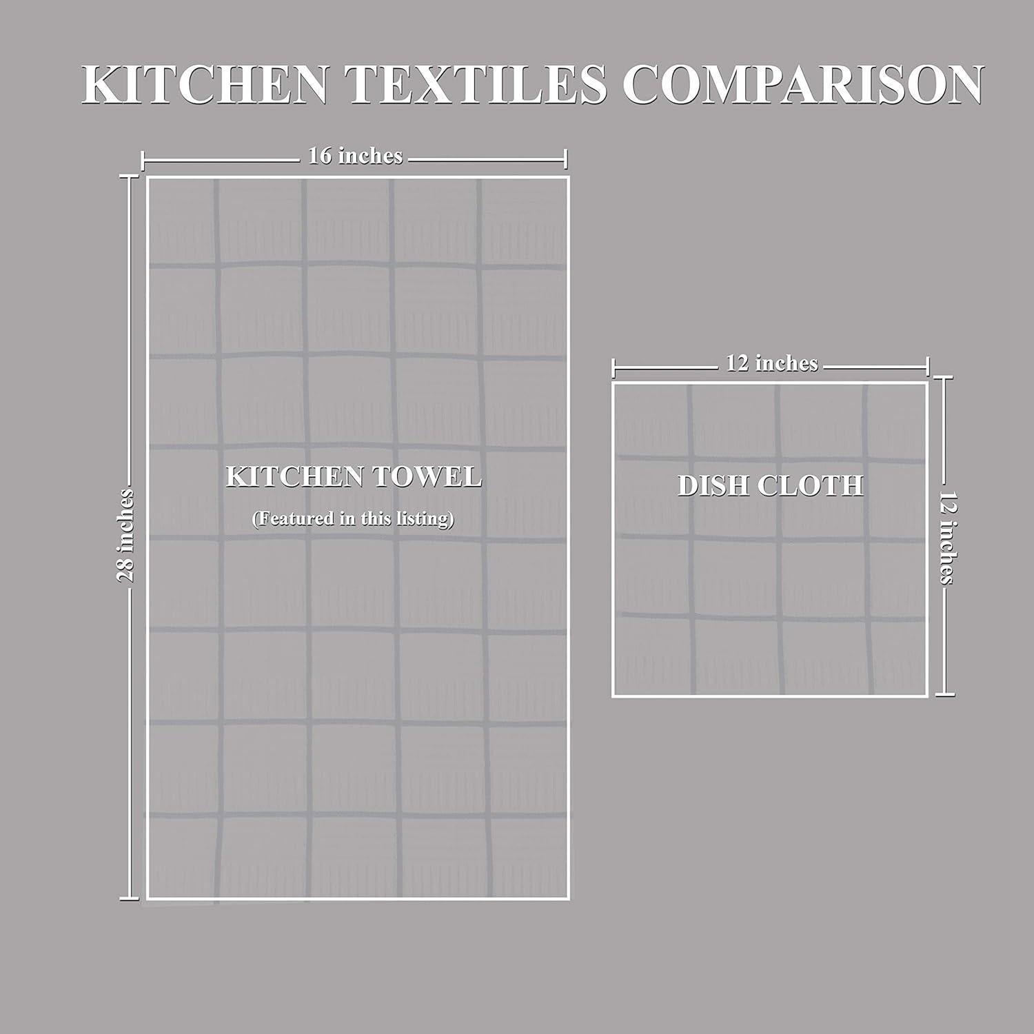 Juego de 4 Paños de Cocina Sticky Toffee Algodón 71x41cm