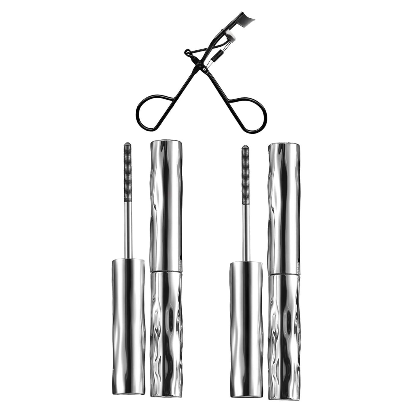 Máscara de Pestañas AMG Negra Impermeable 2 Unidades + Rizador