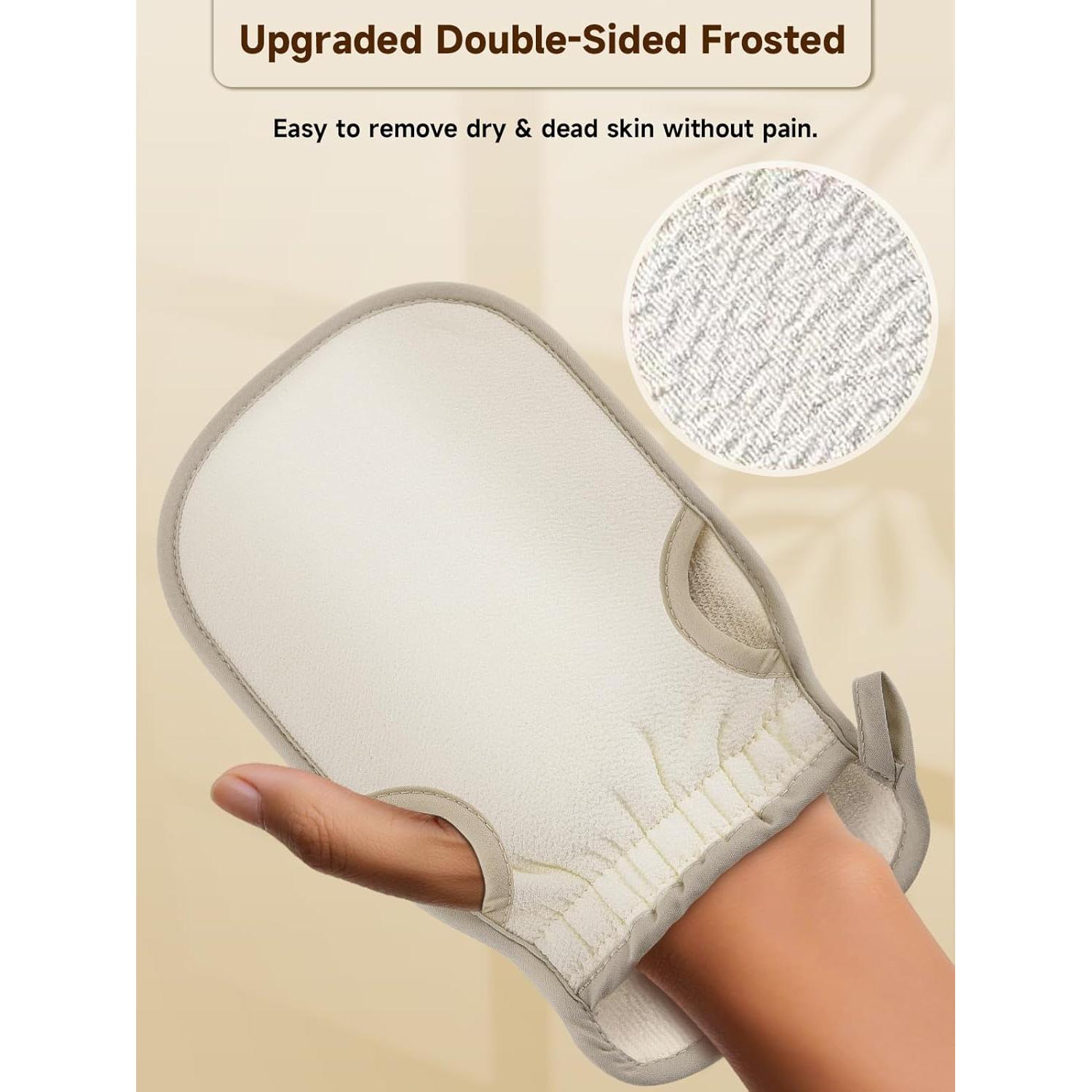 Guantes Exfoliantes para Ducha Aswdbbn - Exfoliador de Cuerpo