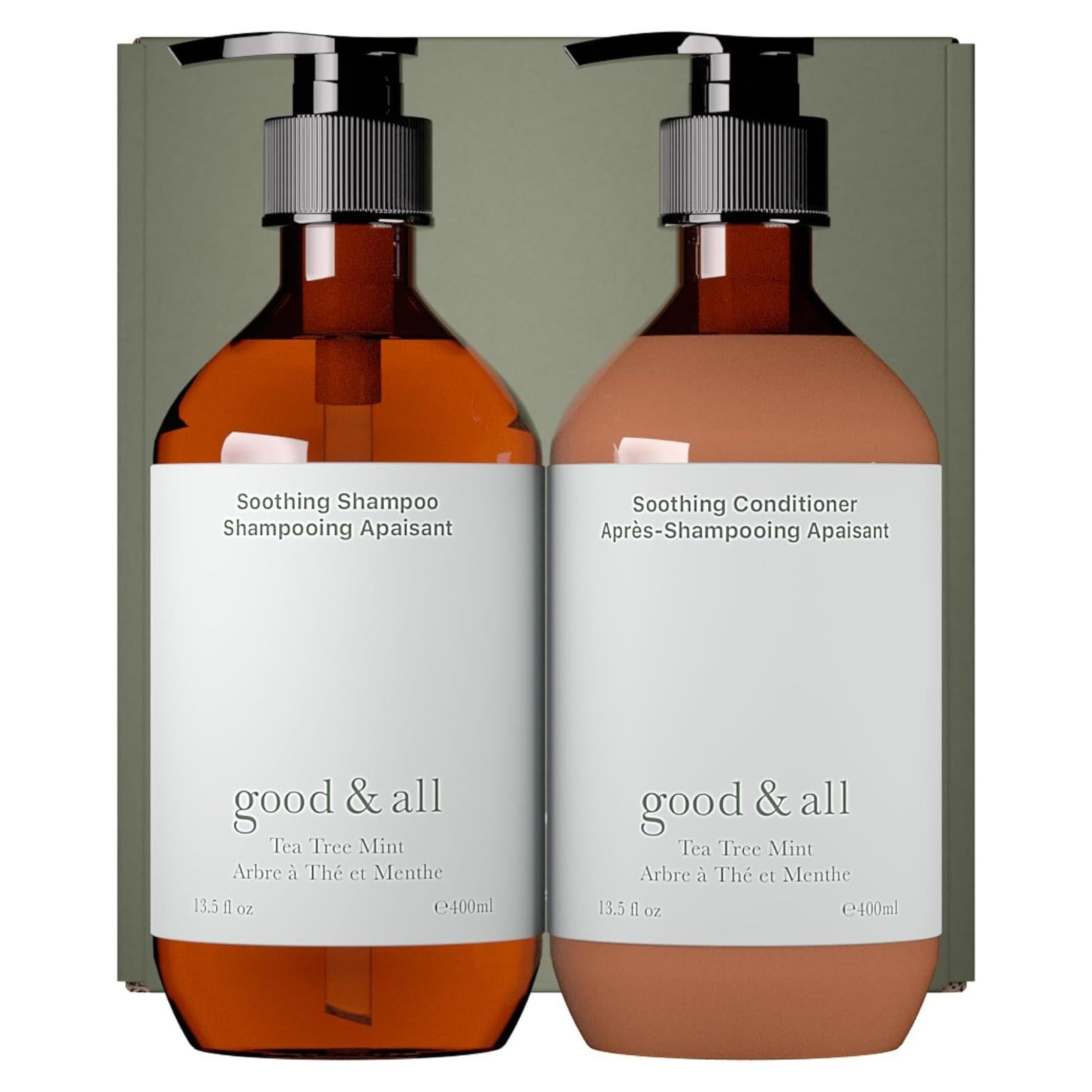 Juego de Champú y Acondicionador Good&All 400 ml - Árbol de Té
