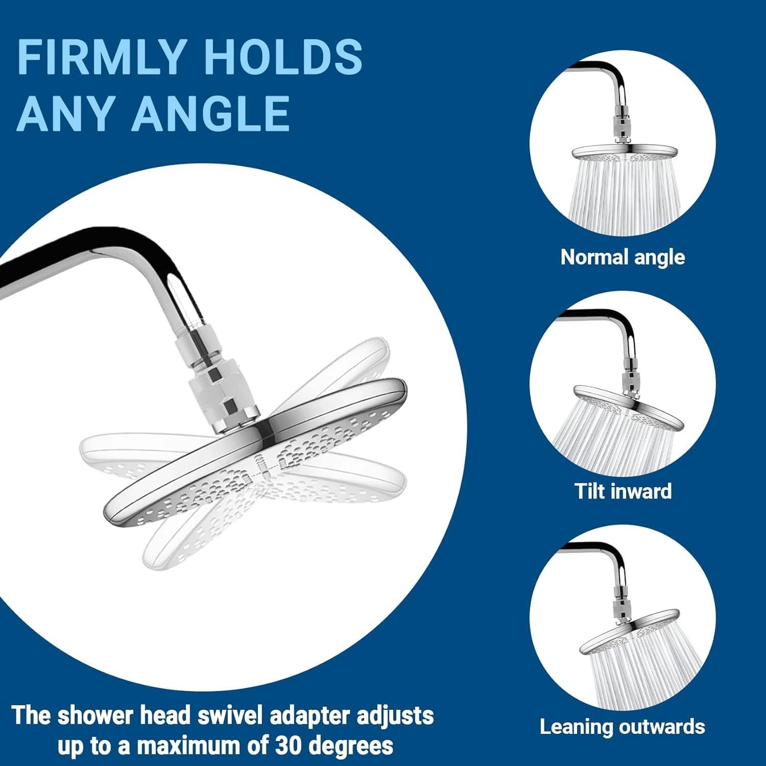 Adaptador de Cabezal de Ducha KAEZDD con Junta Giratoria de Latón