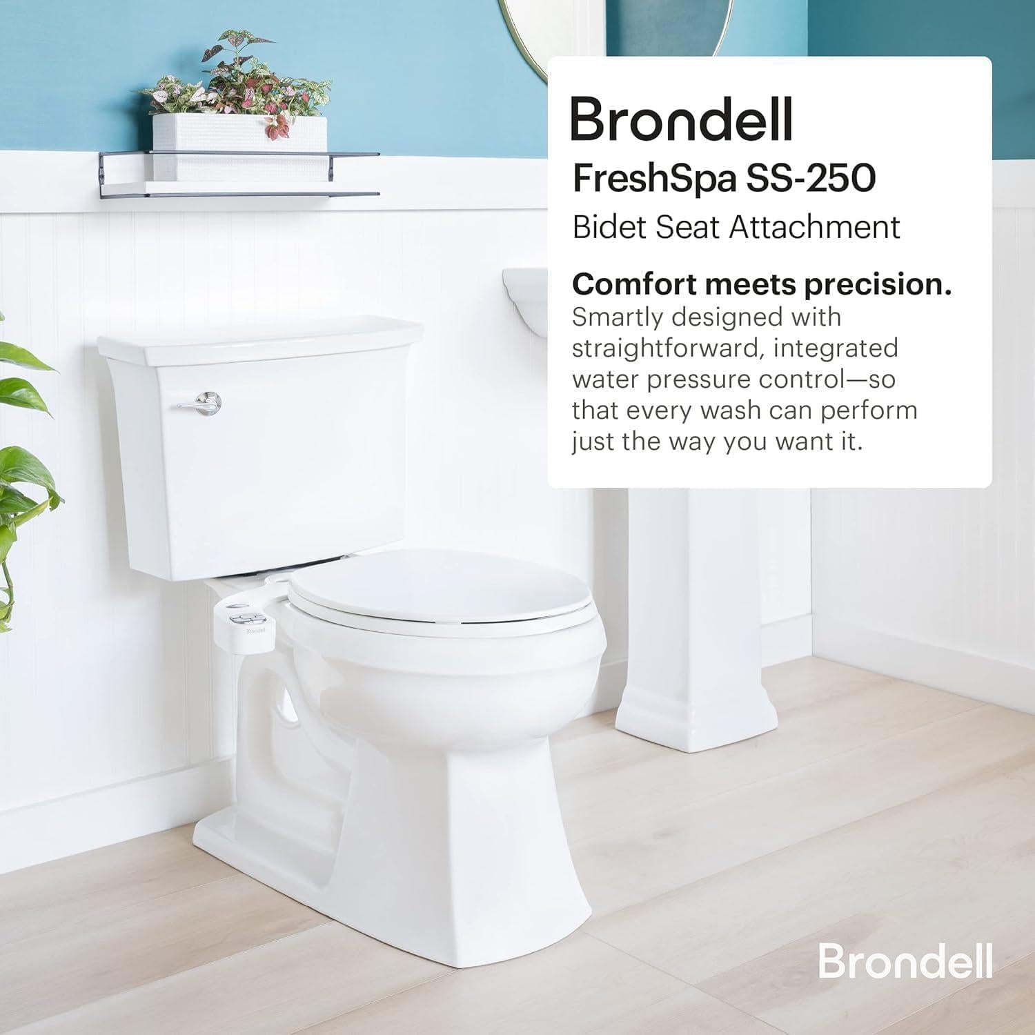 Bidet Brondell FreshSpa Thinline FSP-250 Blanco Boquilla Dual