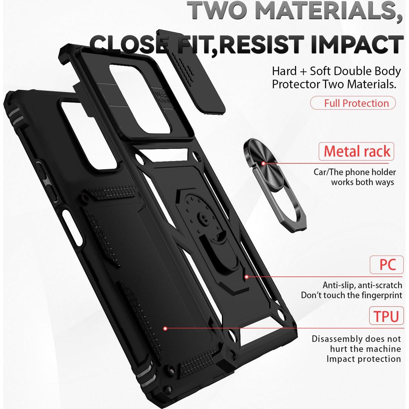 Funda Asuwish para Xiaomi Redmi Note 9 Pro/9S/Pro Max con Protector