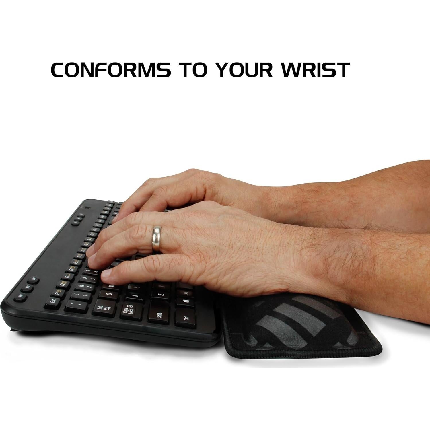 Reposapiés Ergonómico ENHANCE Compacto para Teclados Bluetooth