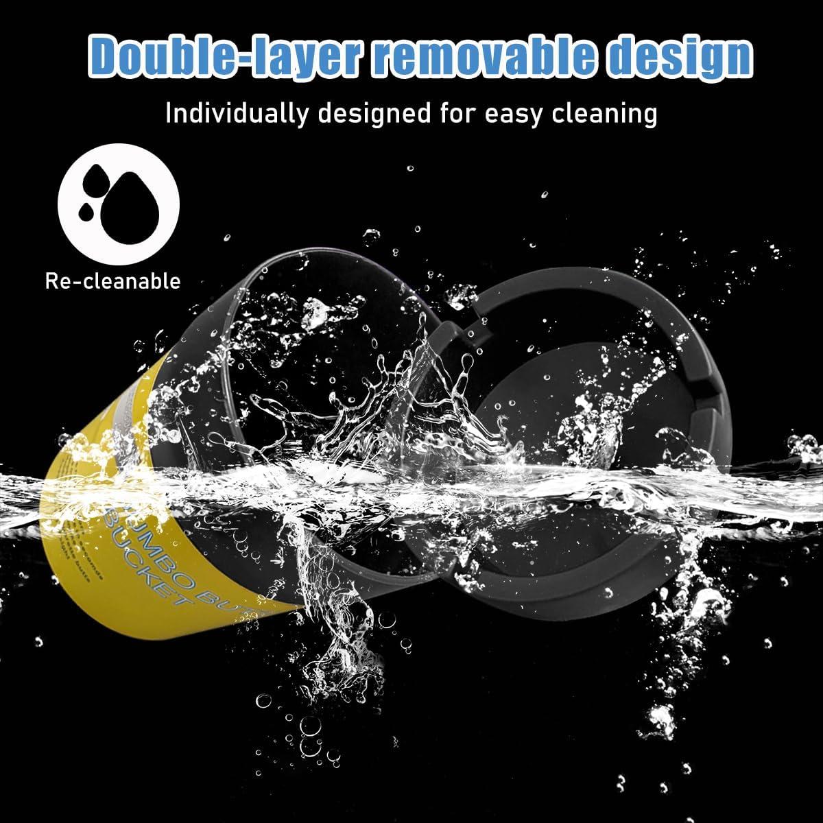 Cenicero de coche Ohleats portátil a prueba de humo y olores