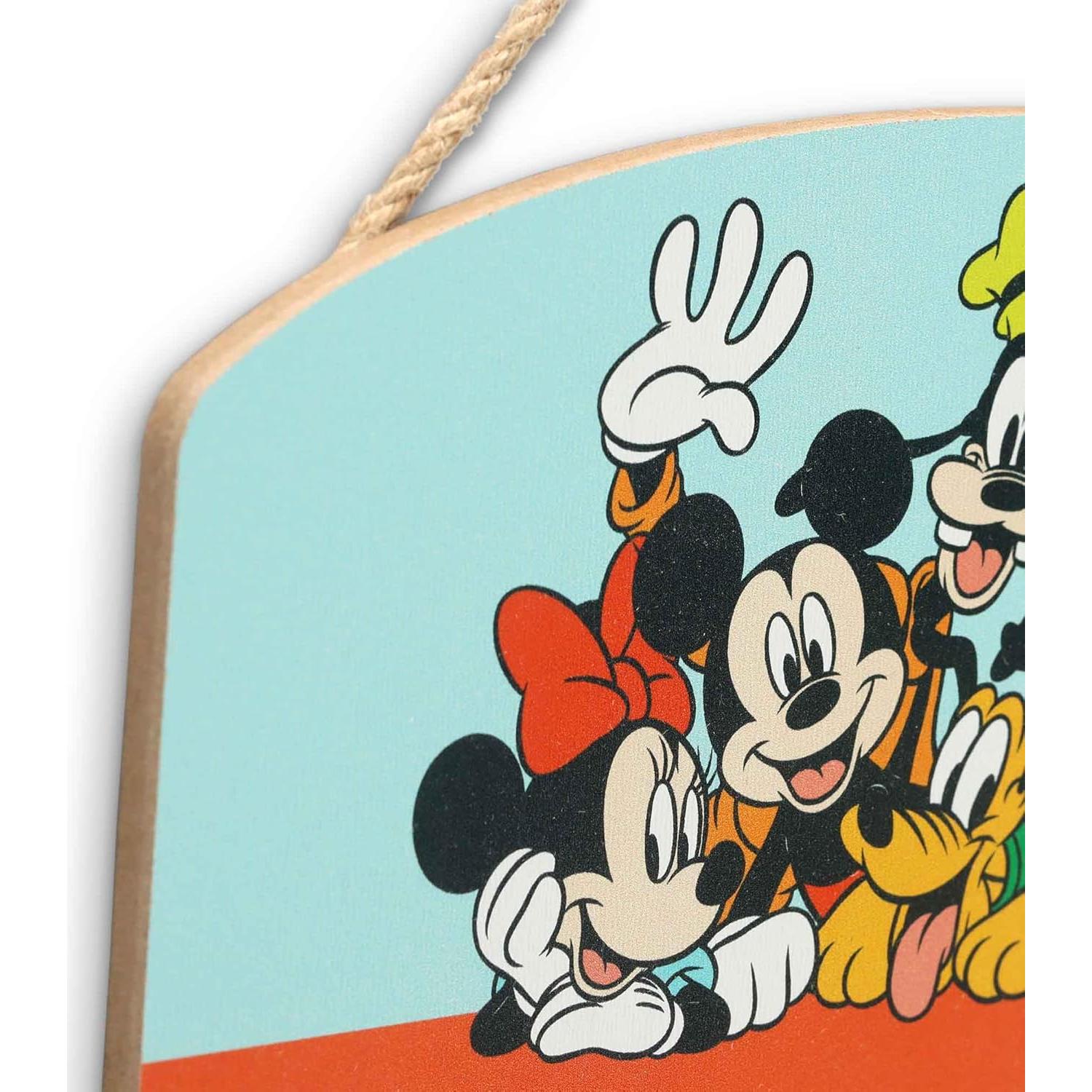 Cartel Decorativo Mickey Mouse Hola Amigos - Open Road Brands