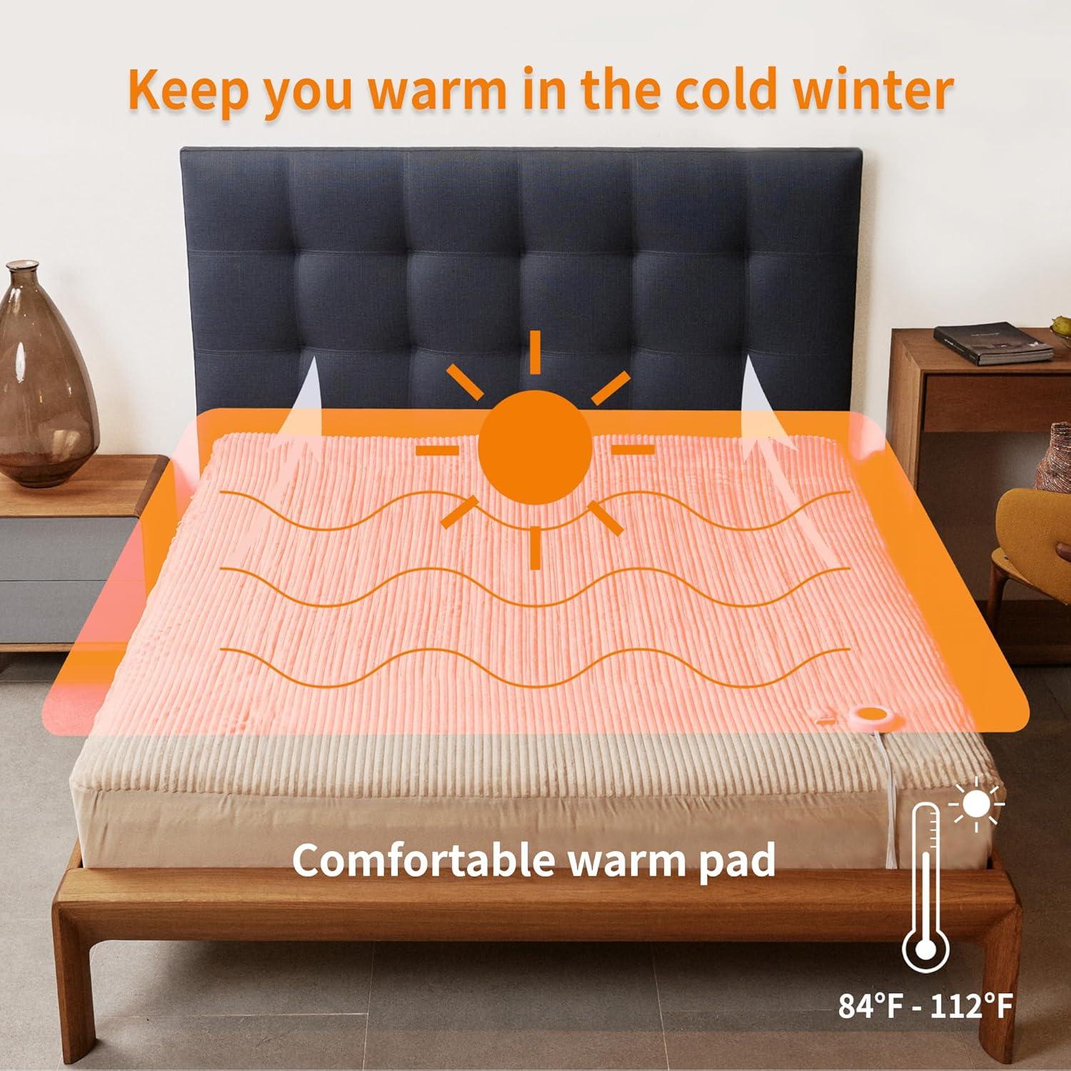 Almohadilla Térmica Eléctrica ALLYOULAND Individual 96.5x190.5 cm 6 Niveles