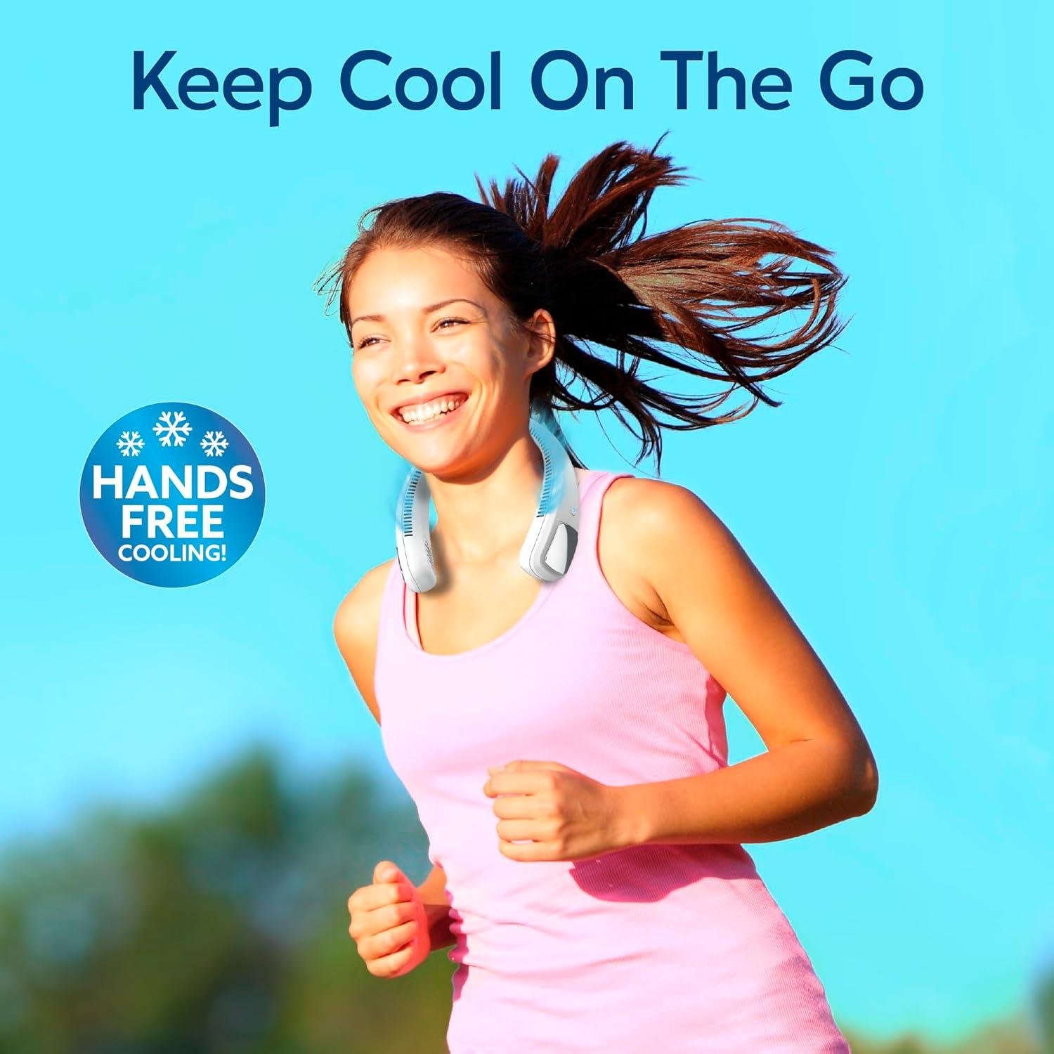 Enfriador Personal de Aire Arctic Air Freedom - Ventilador de Cuello Inalámbrico 3 Velocidades