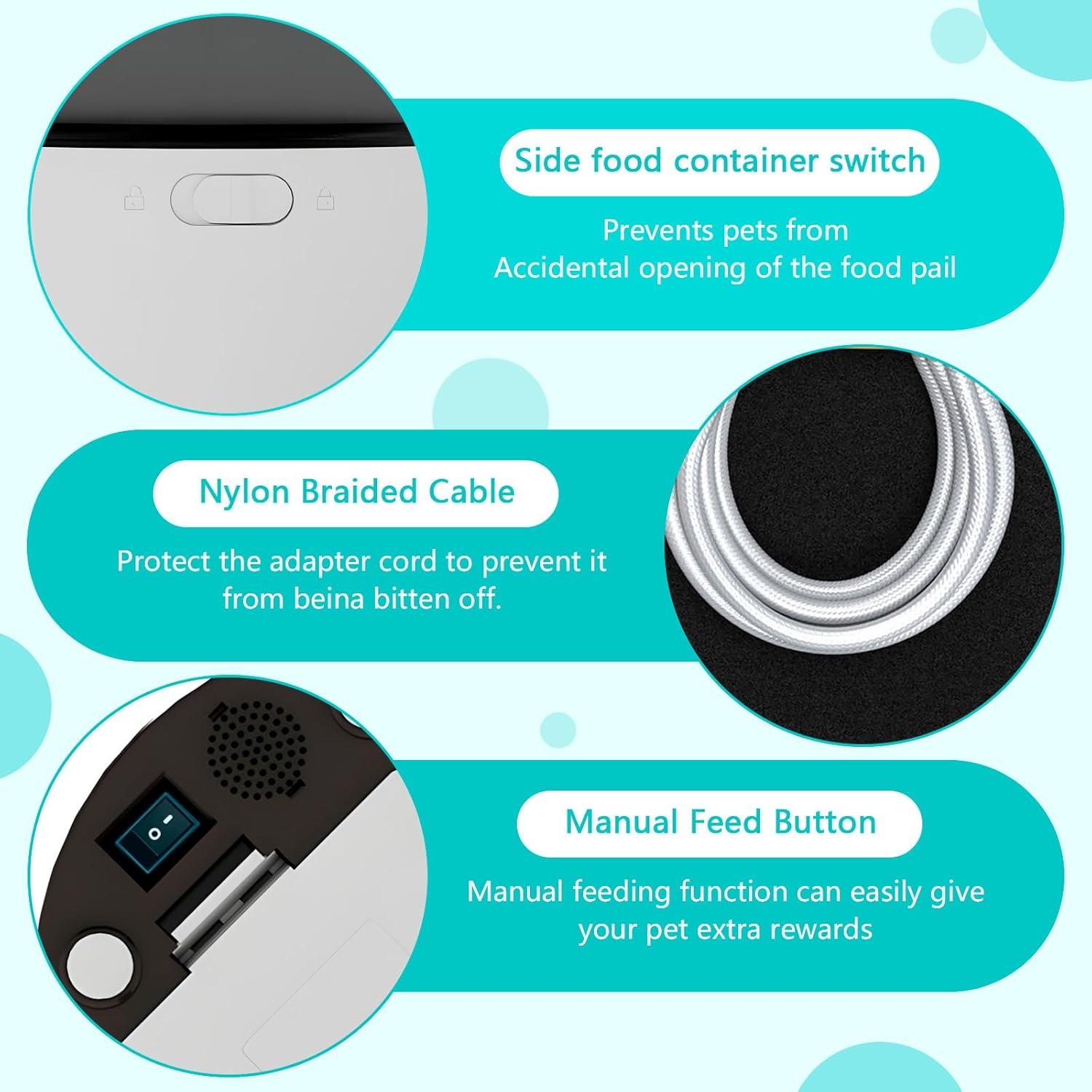 Comedero Automático DuckSky 3L con Cámara HD y WiFi