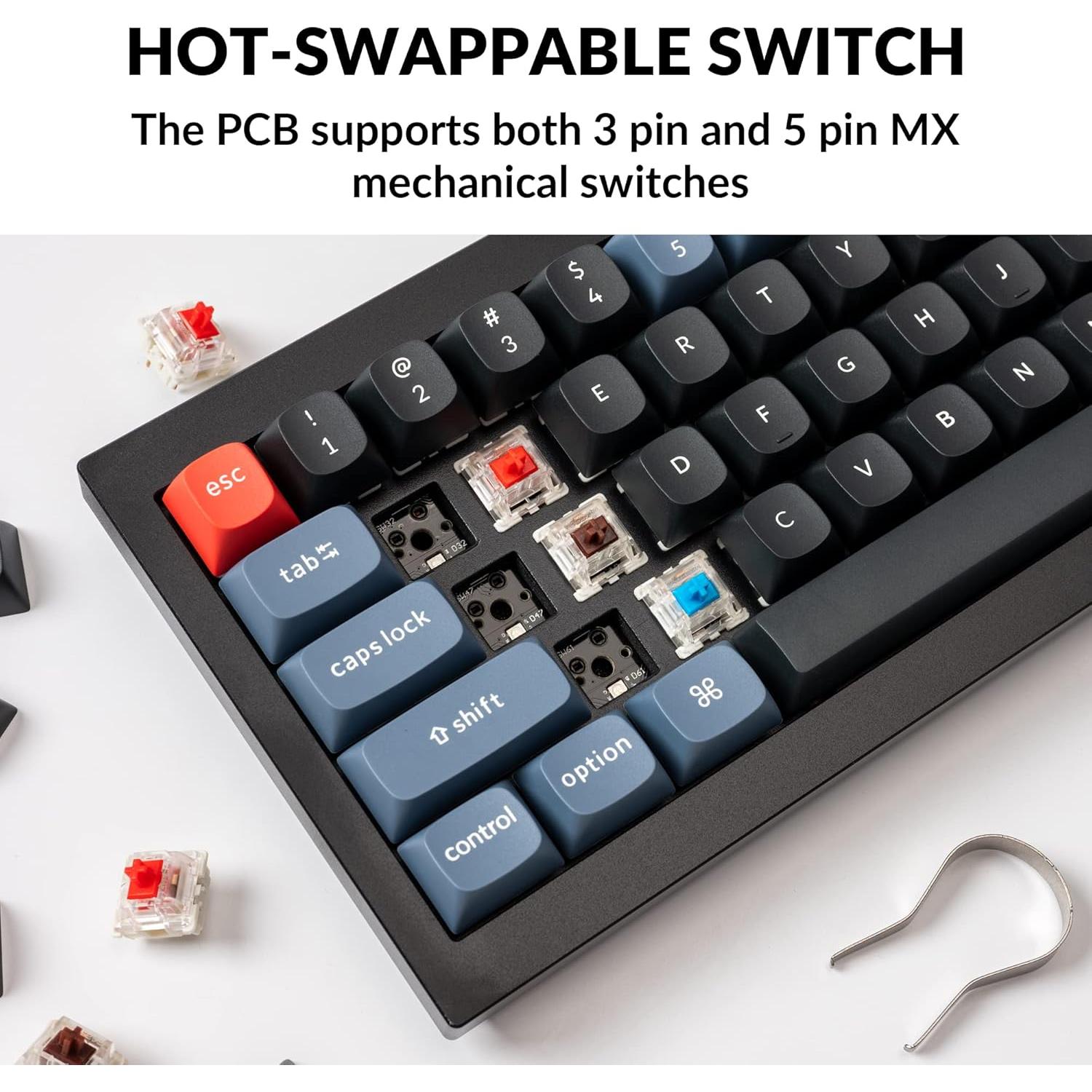 Teclado Mecánico Keychron Q2 Compacto 65% Personalizable