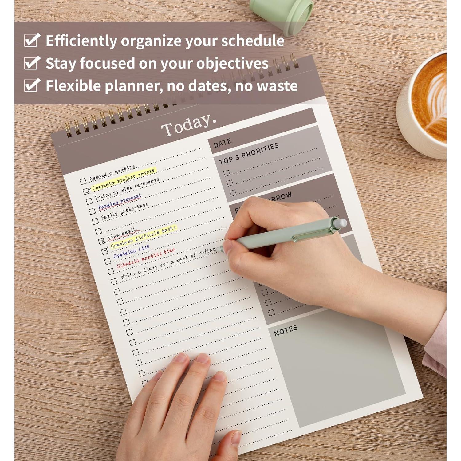 Bloc de Notas ALKALO 52 Hojas No Datadas 21.6x28 cm Marrón