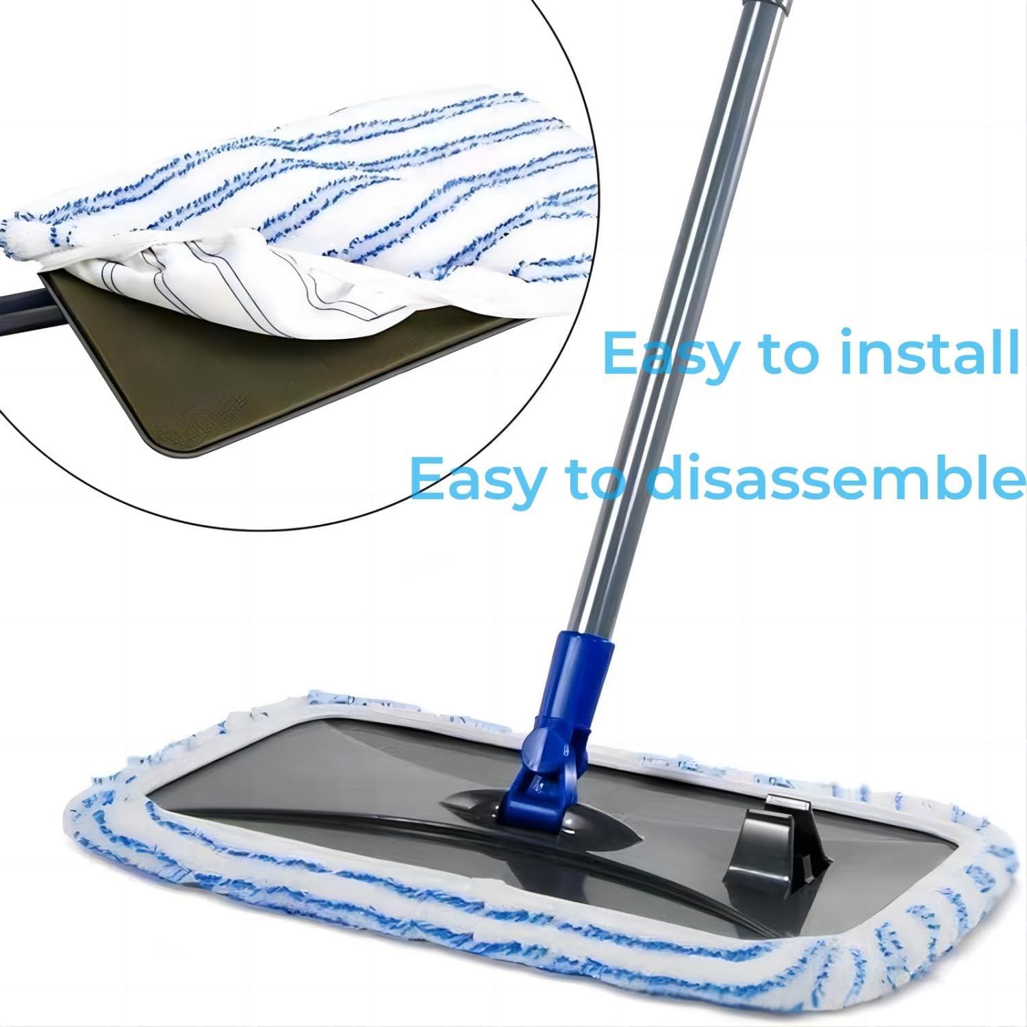 Paquete de 6 almohadillas de microfibra Planially 38x20 cm