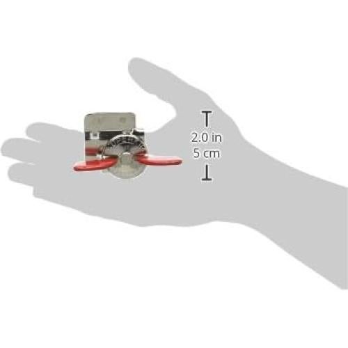 Abrelatas Manual Nogent Rojo, Acero Inoxidable, Hecho en Francia