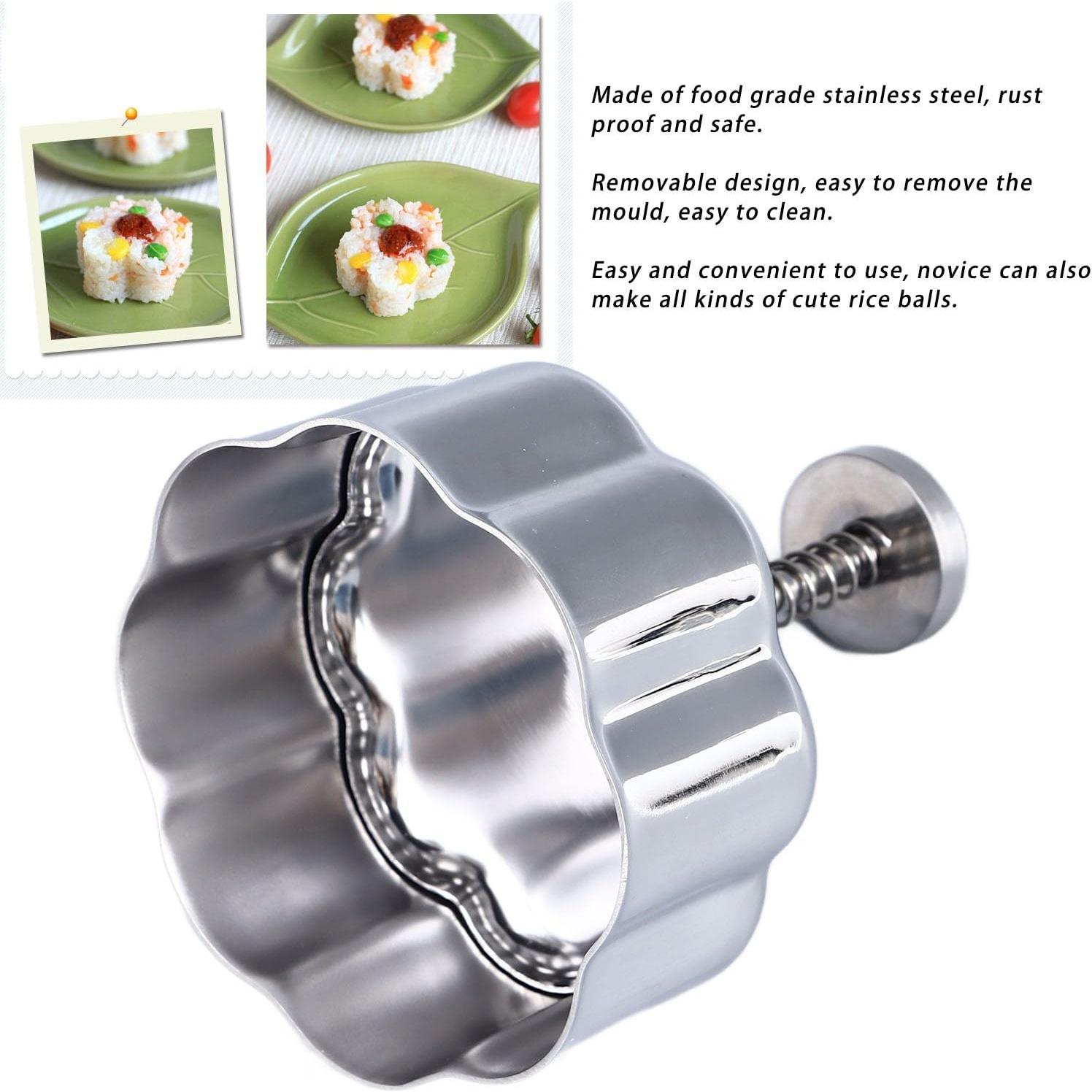 Fabricante de Bolas de Arroz Zerodis Acero Inoxidable Flor