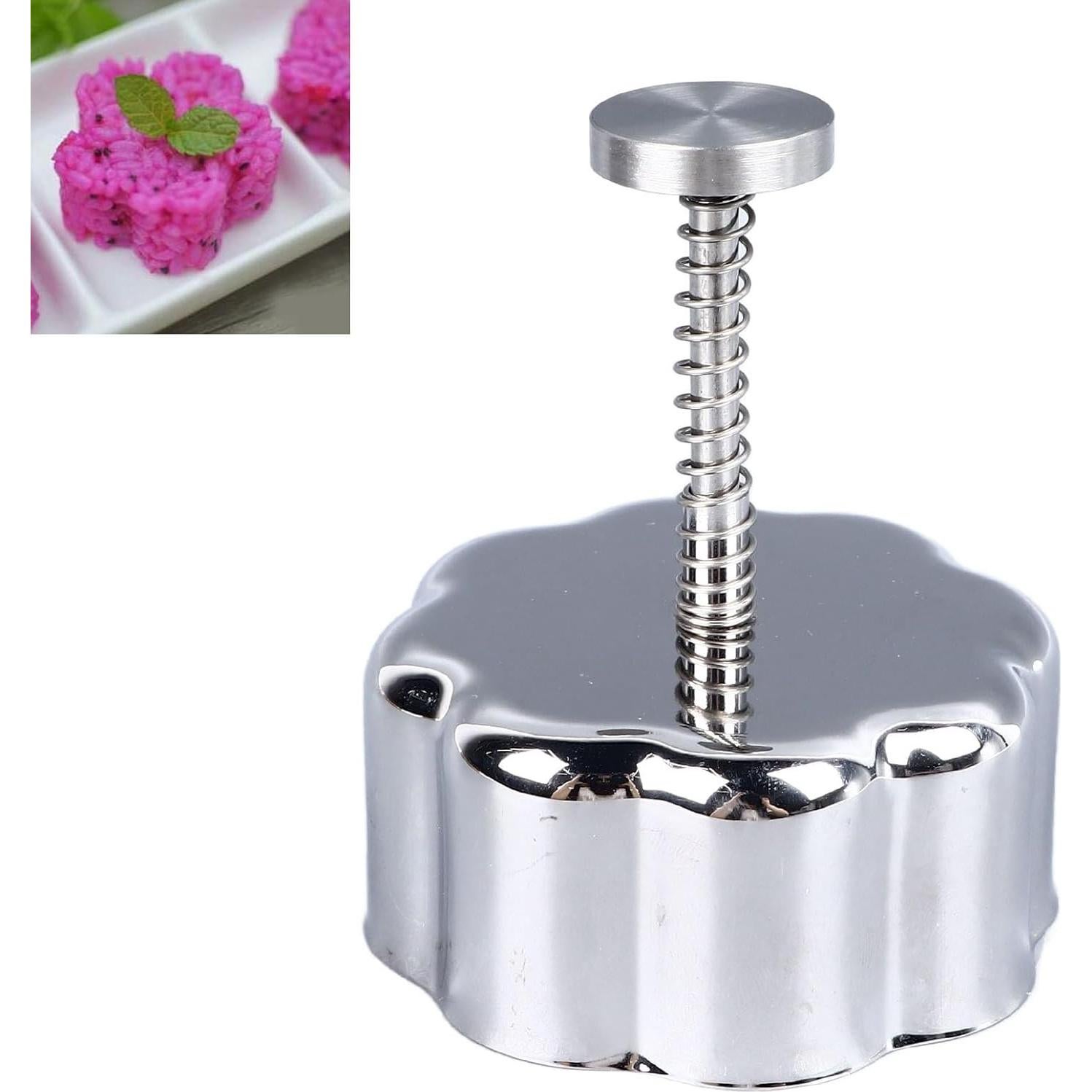 Fabricante de Bolas de Arroz Zerodis Acero Inoxidable Flor