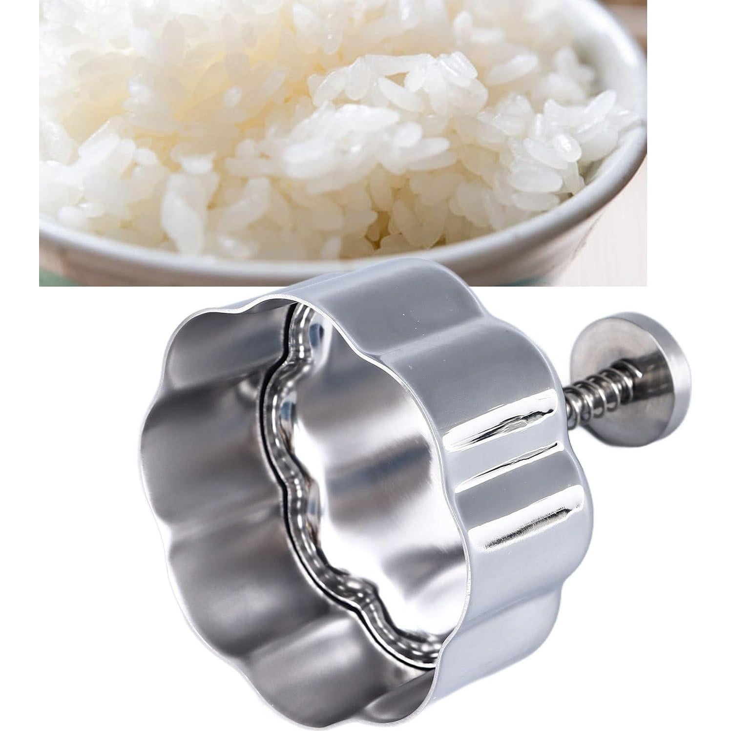 Fabricante de Bolas de Arroz Zerodis Acero Inoxidable Flor