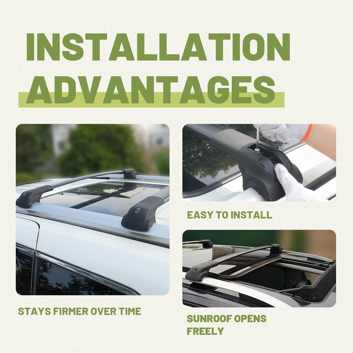 Barras Transversales de Techo TRAVLETIC para Toyota 4RUNNER 2010-2024