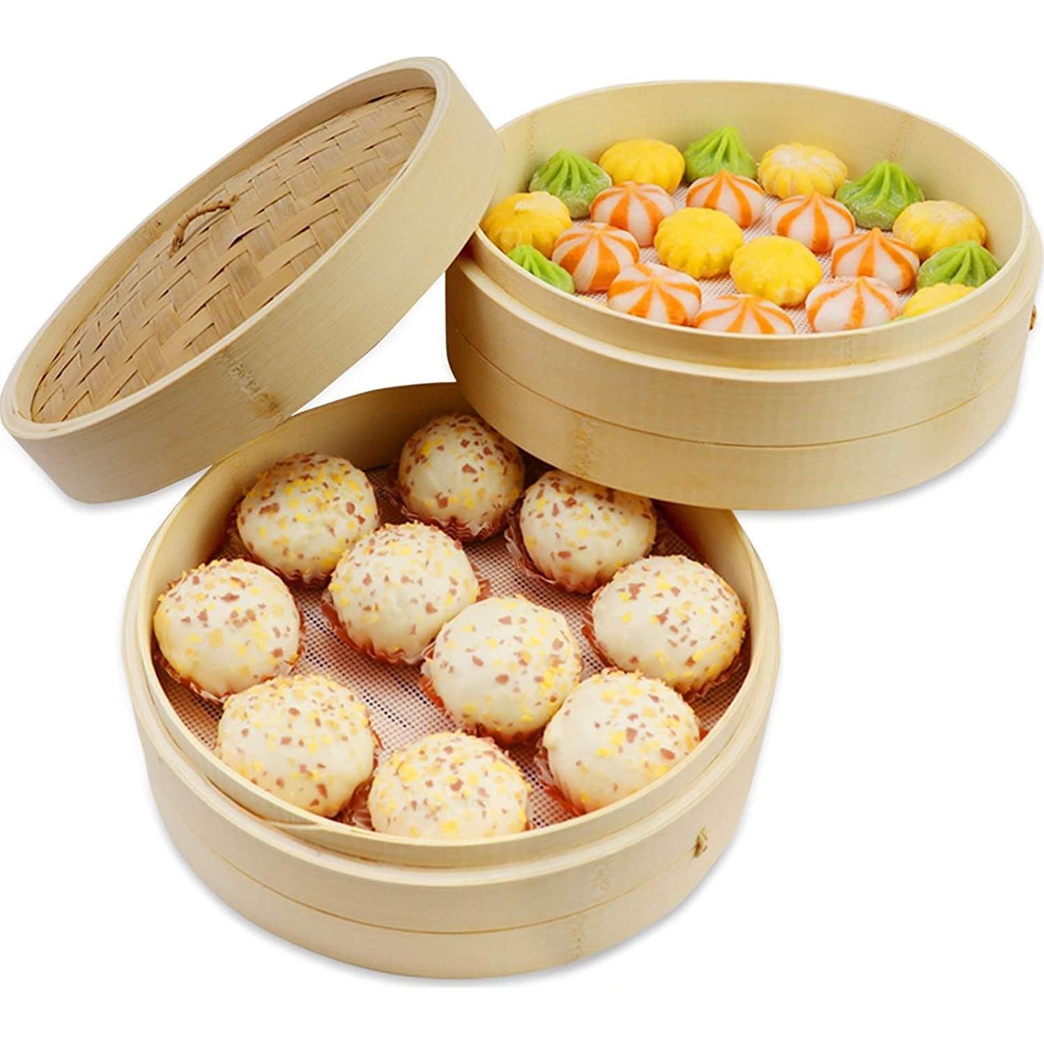 8 Forros de Silicona Redondos 28cm para Vaporera BuRuiJi