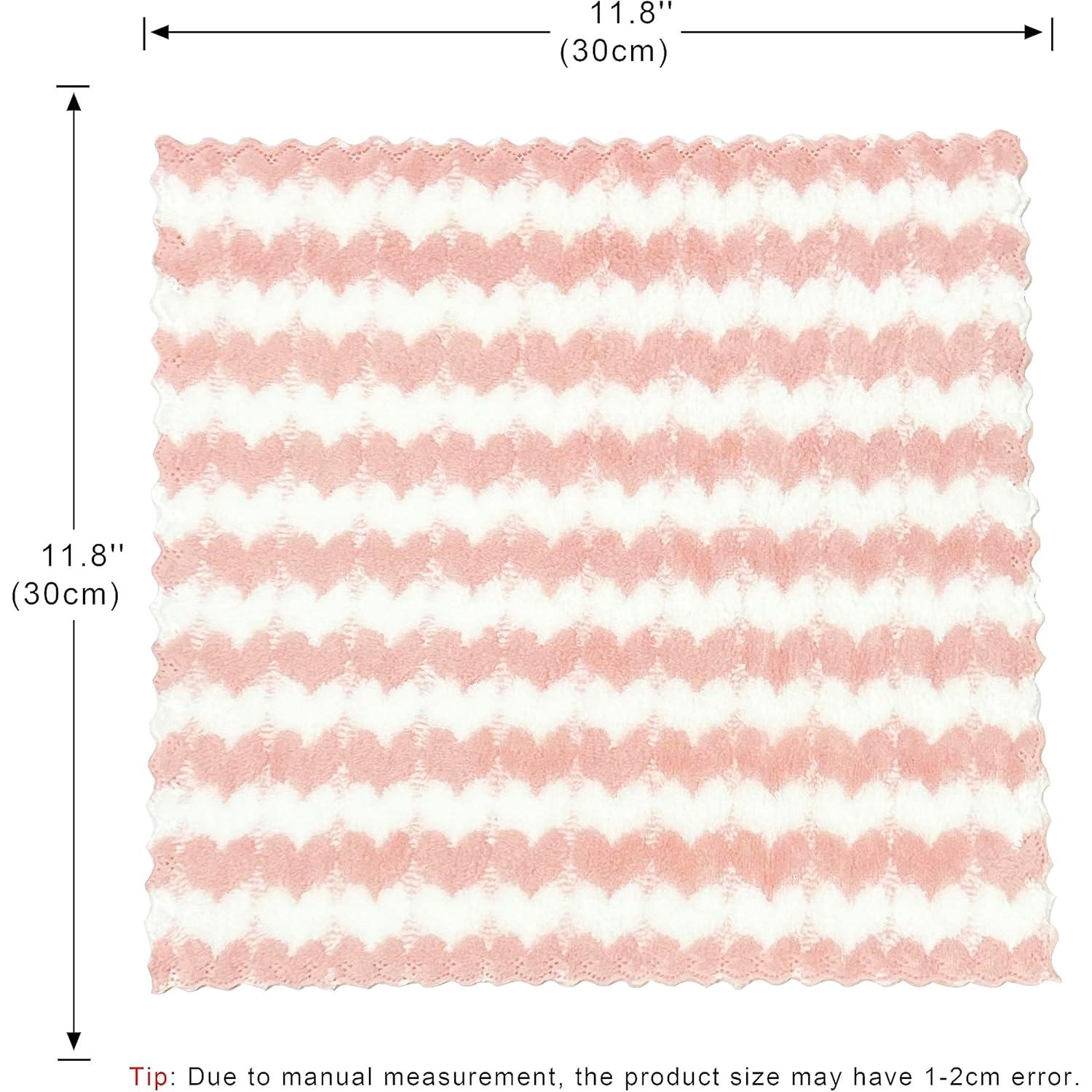 Paquete de 10 paños de microfibra BEWDIO 30x30cm absorbentes