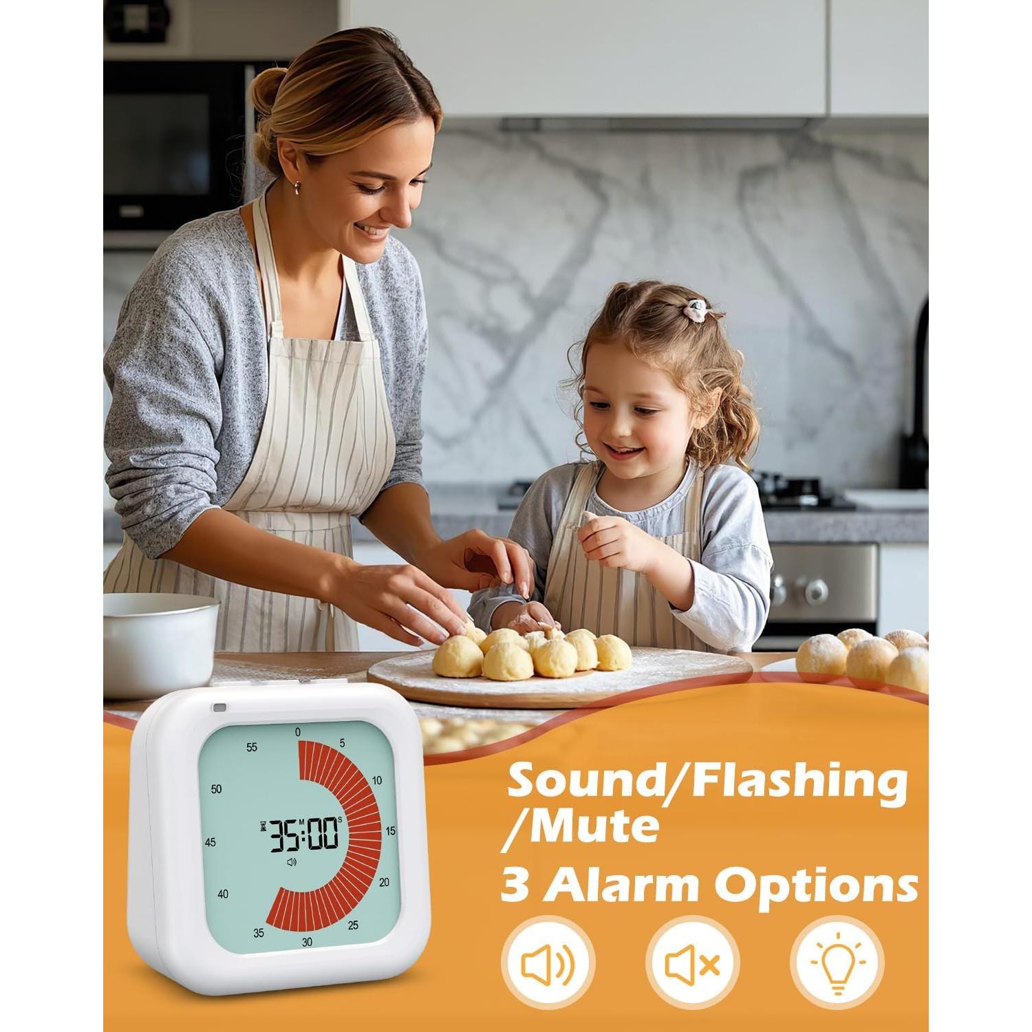 Temporizador Visual PENTASPI 60 Minutos Silencioso para Niños