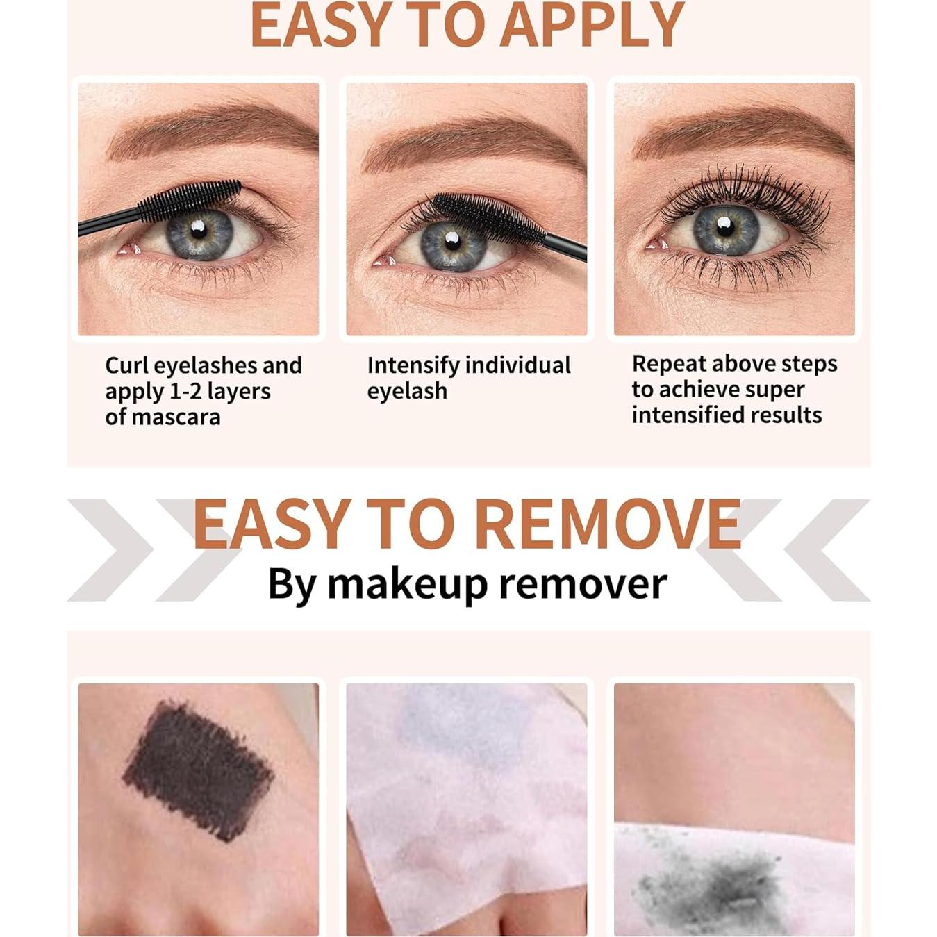 Máscara Voluminizadora Hipoalergénica Lestpola 2Pcs Negra