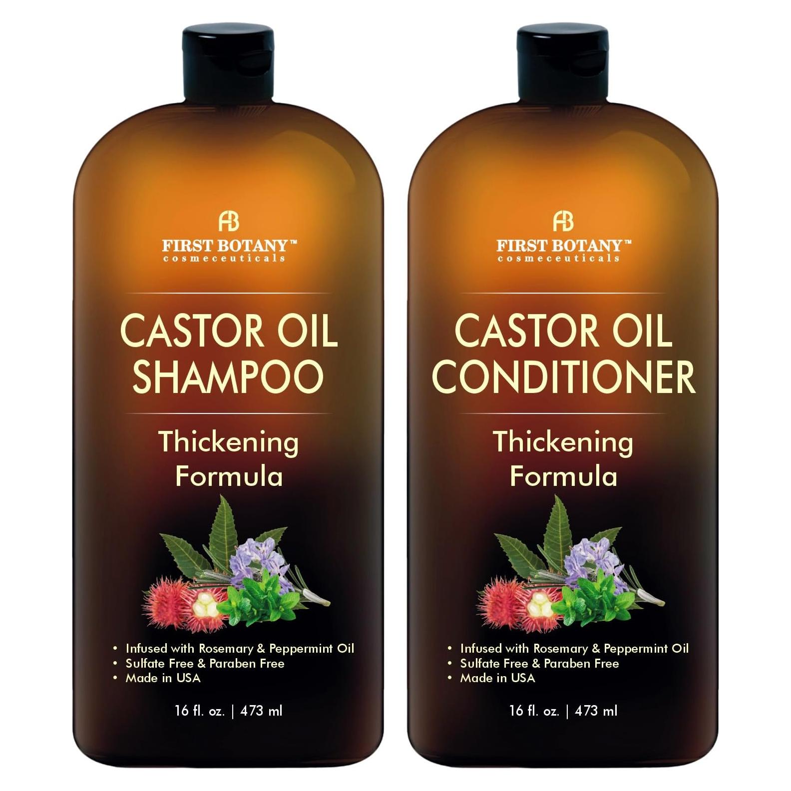 Champú y Acondicionador Luxor de Aceite de Ricino 453 g