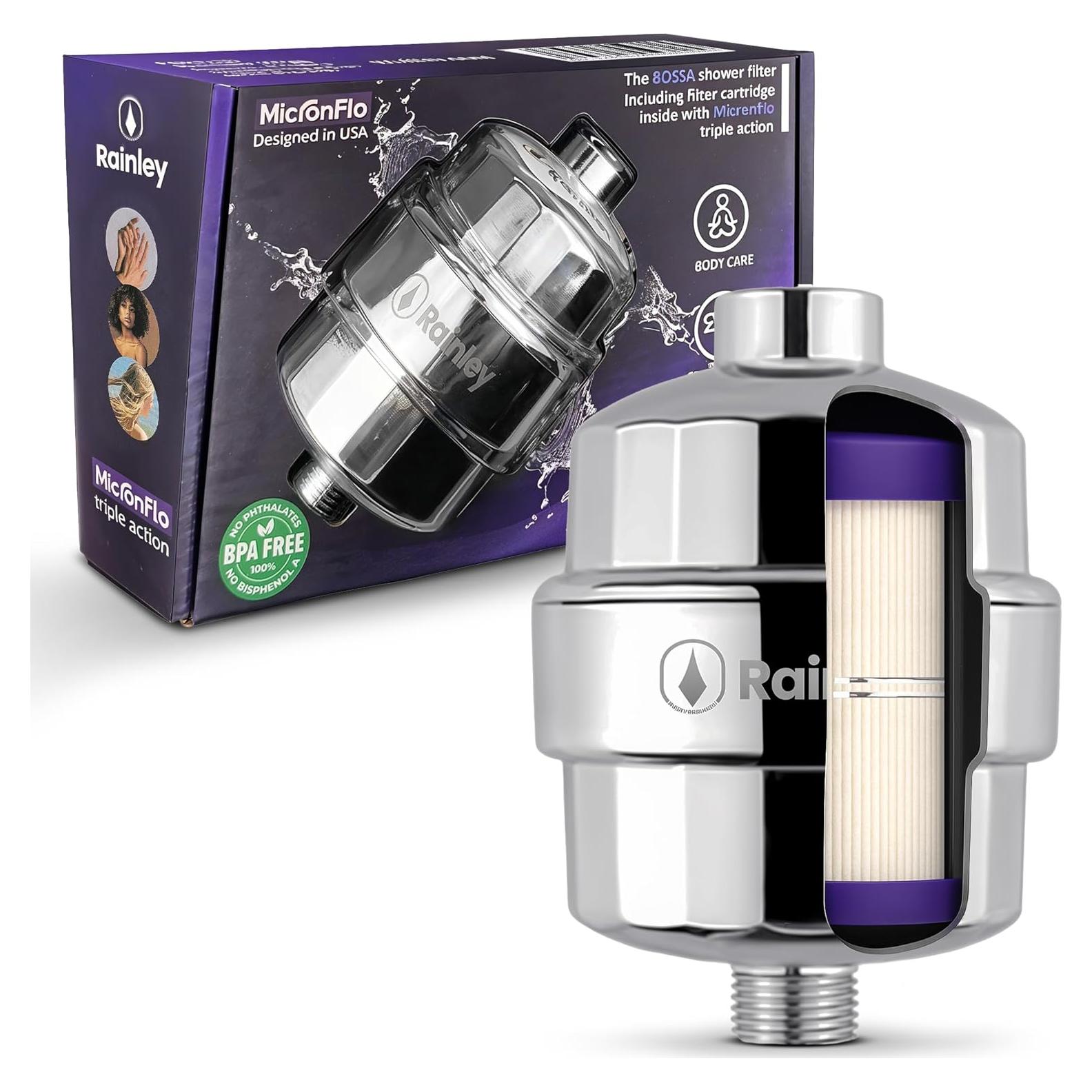 Filtro de Ducha Rainley Bossa - Elimina Cloro y Metales Pesados