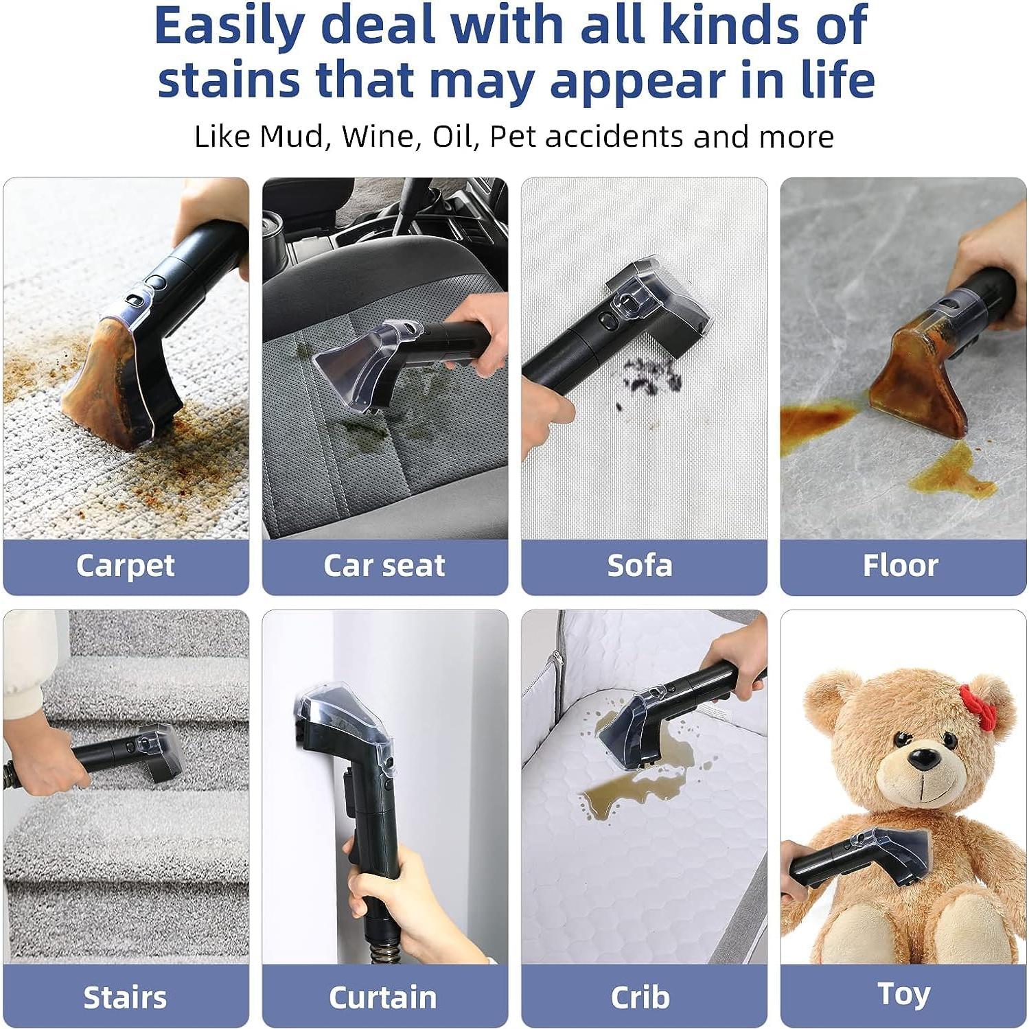 Limpiadora de Alfombras Slevoo AU-005 400W 10.5Kpa Portátil