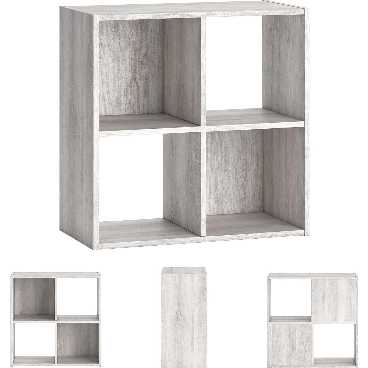 Organizador de 4 Cubos Blanqueado Paxberry Ashley