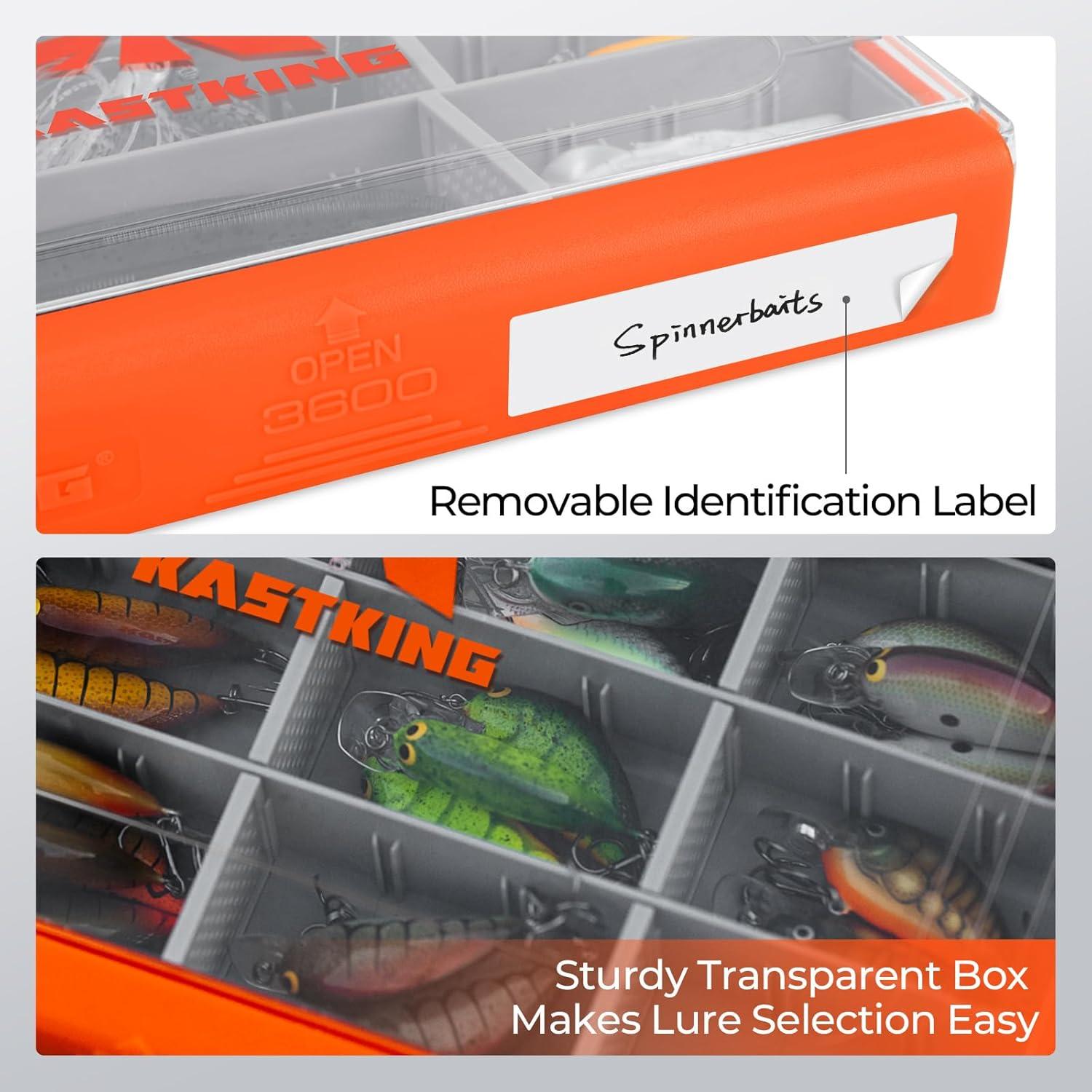 Caja de Pesca Impermeable KastKing HyperSeal 3600 con Divisores