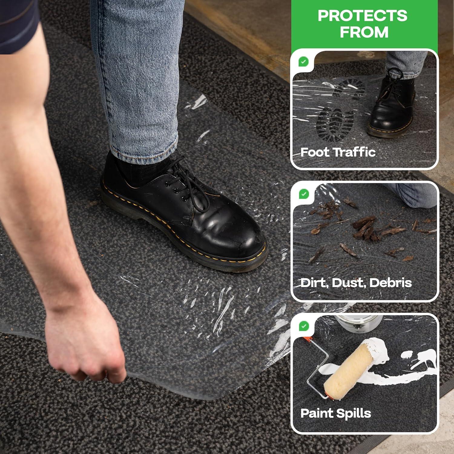 Película de Protección para Alfombra IDL 61 cm x 61 m 3 mil