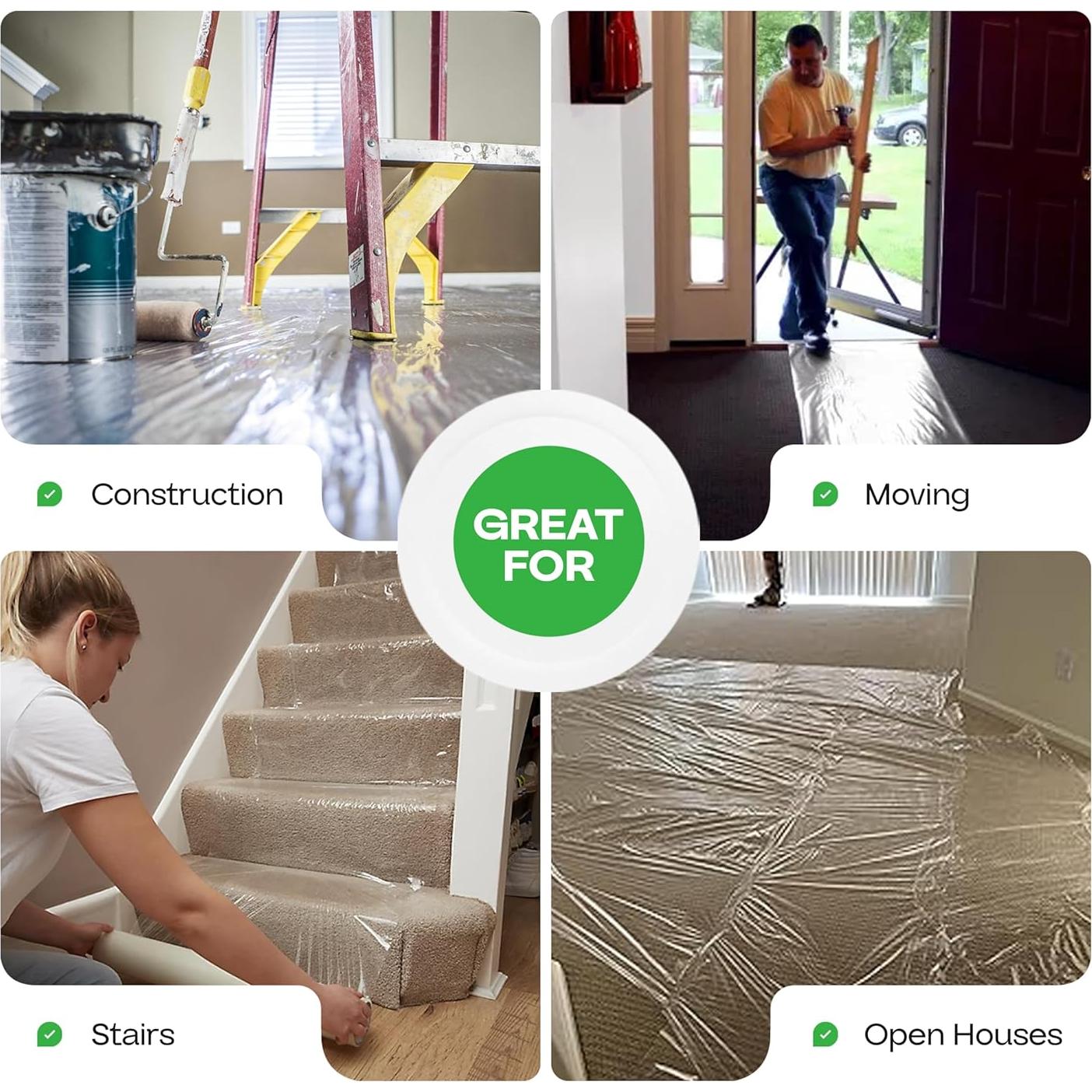 Película de Protección para Alfombra IDL 61 cm x 61 m 3 mil