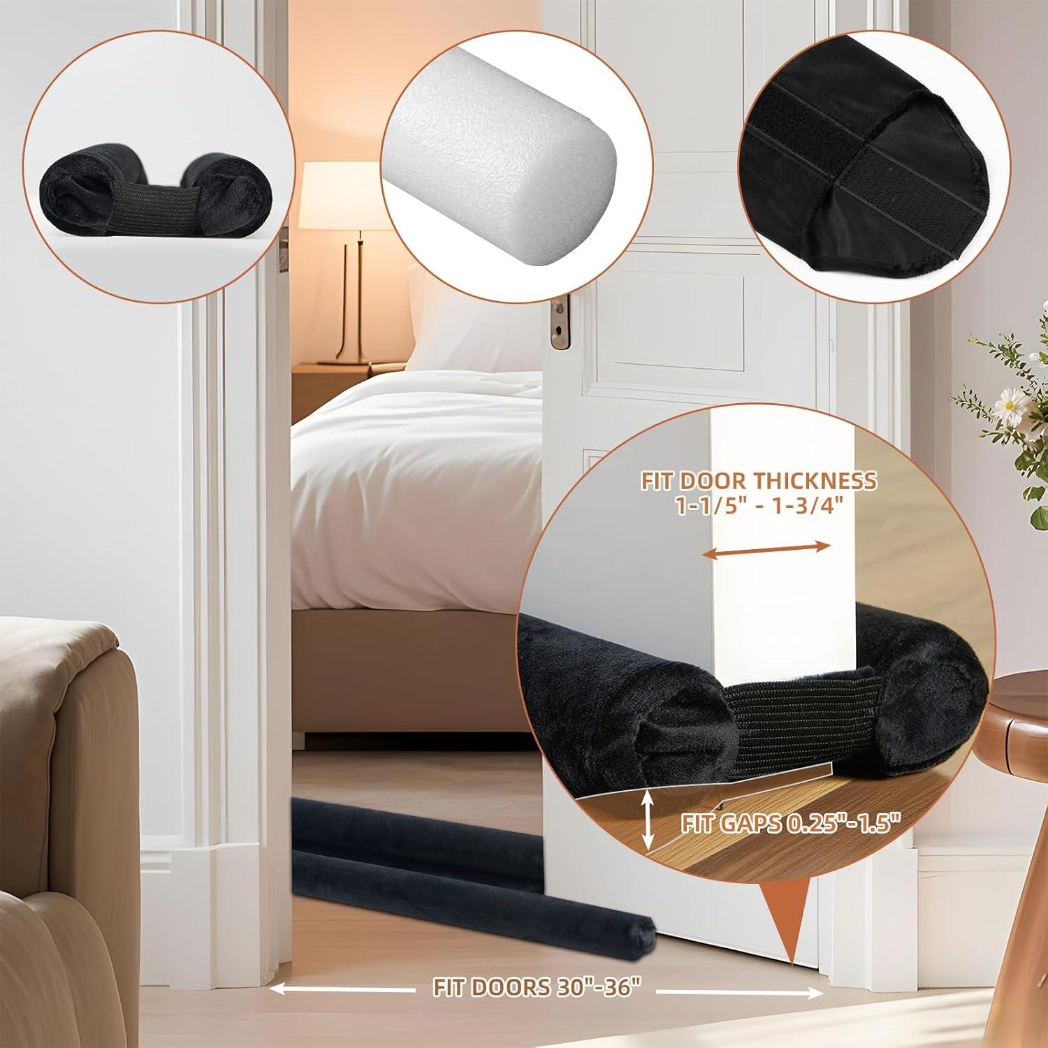 Relleno de Grietas para Puertas Yieldranger 91.44 cm Negro