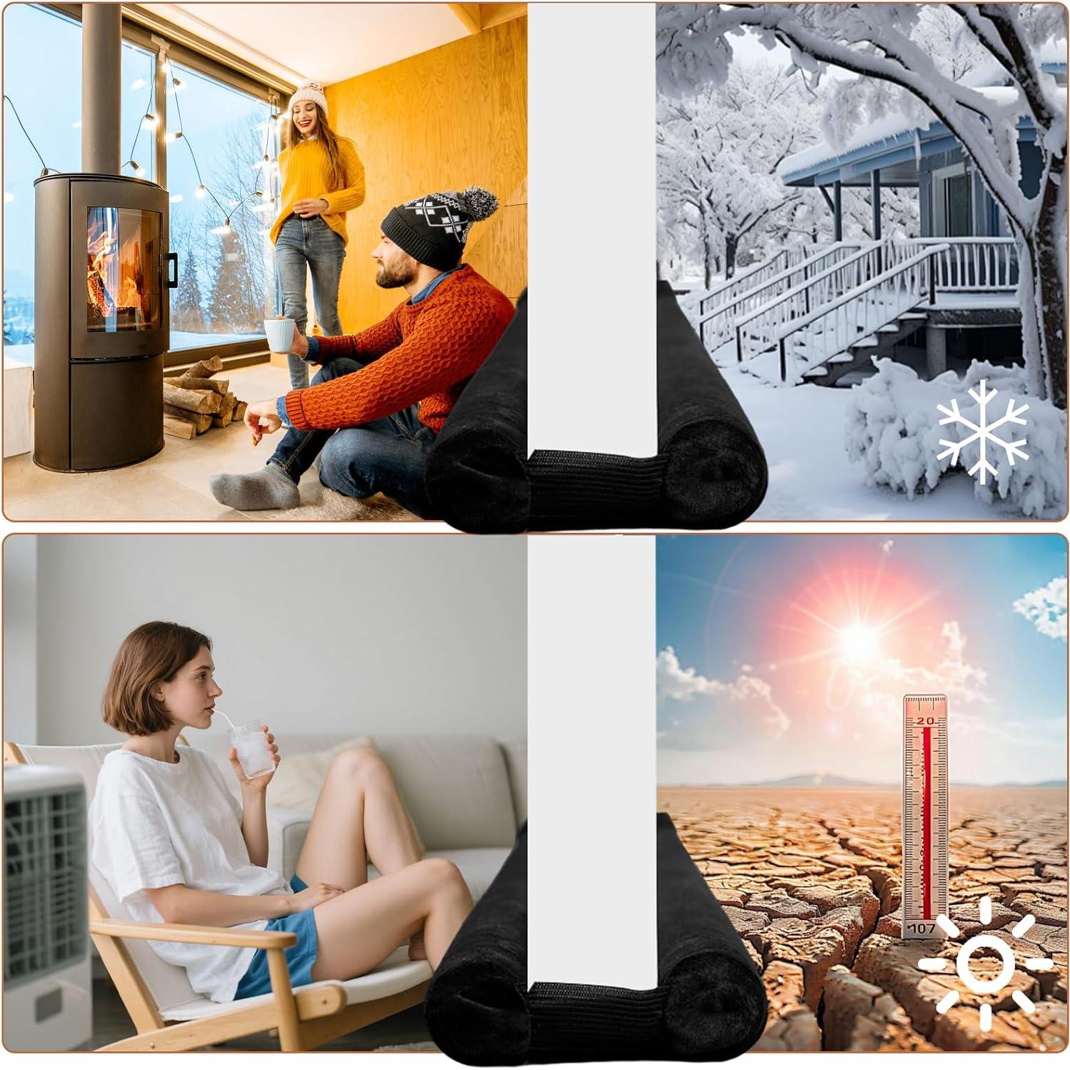 Relleno de Grietas para Puertas Yieldranger 91.44 cm Negro