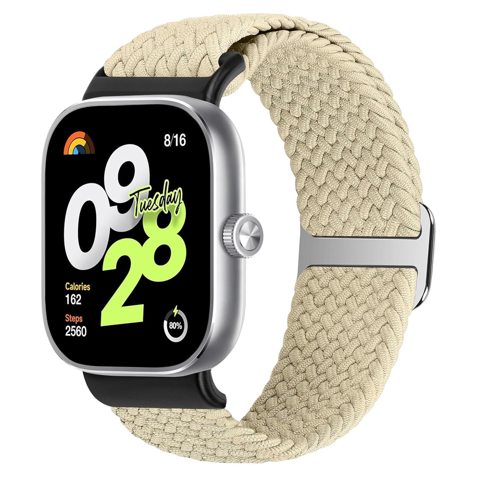 Correas de Nylon Trenzado WNIPH para Xiaomi Redmi Watch 5/4